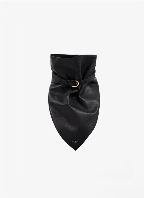 Bandana in nappa leather - maison-alaia.com
