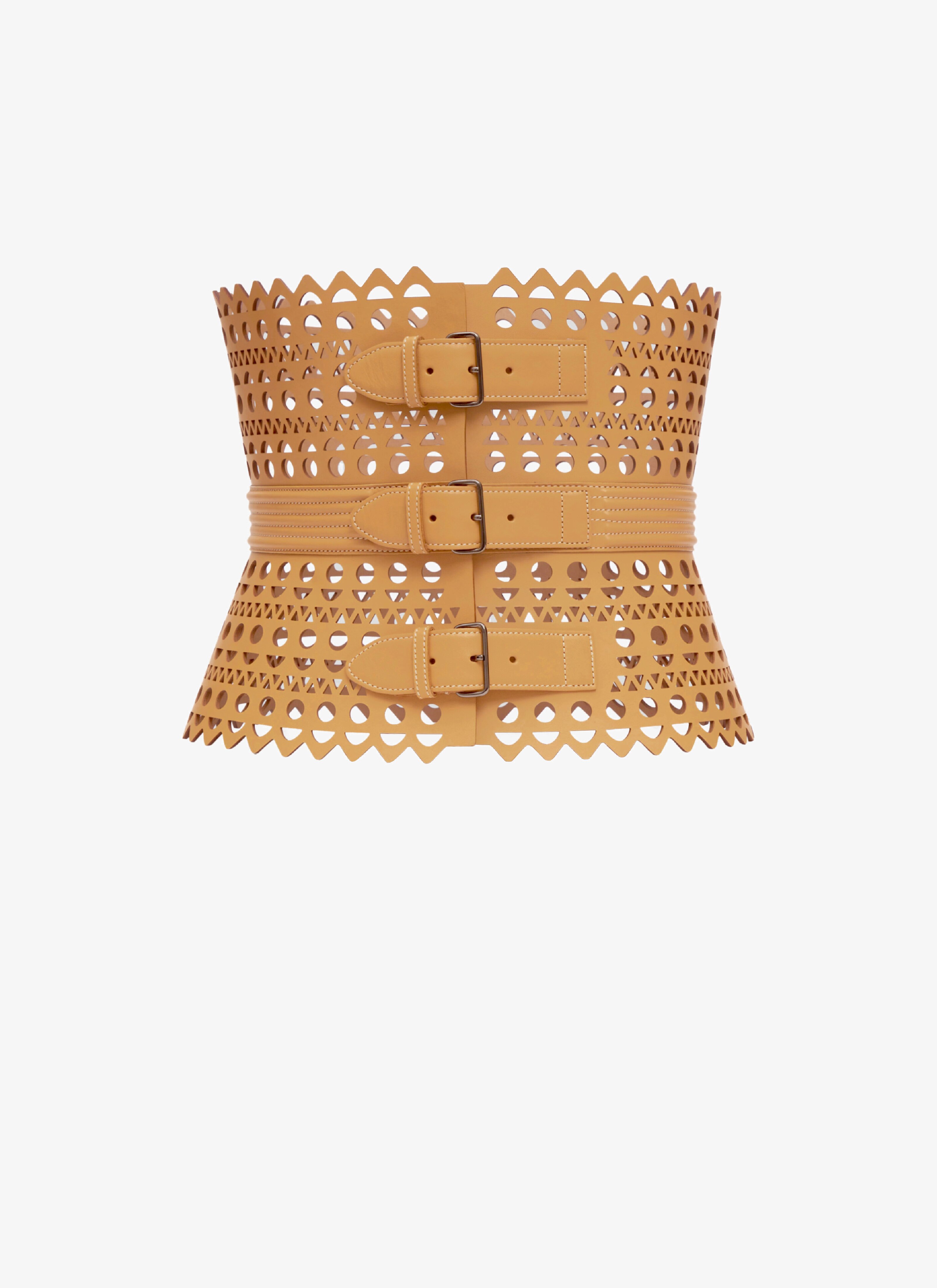 Corset belt in vienne calfskin - maison-alaia.com