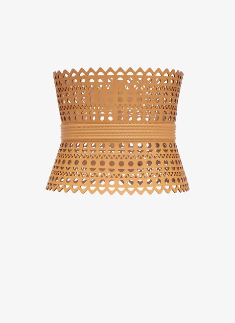 Corset belt in vienne calfskin - maison-alaia.com