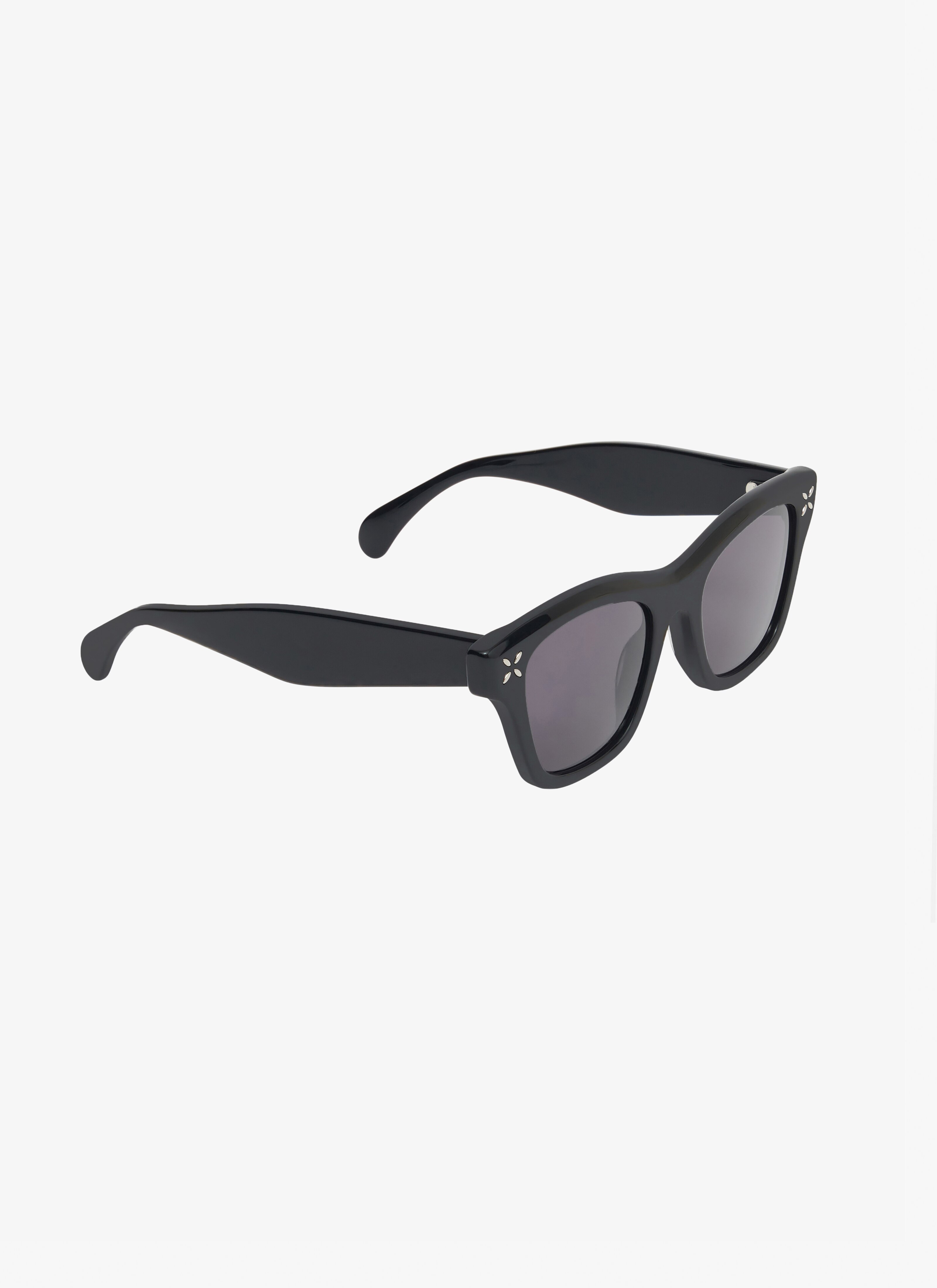 ALAÏA BLACK RECTANGULAR SUNGLASSES