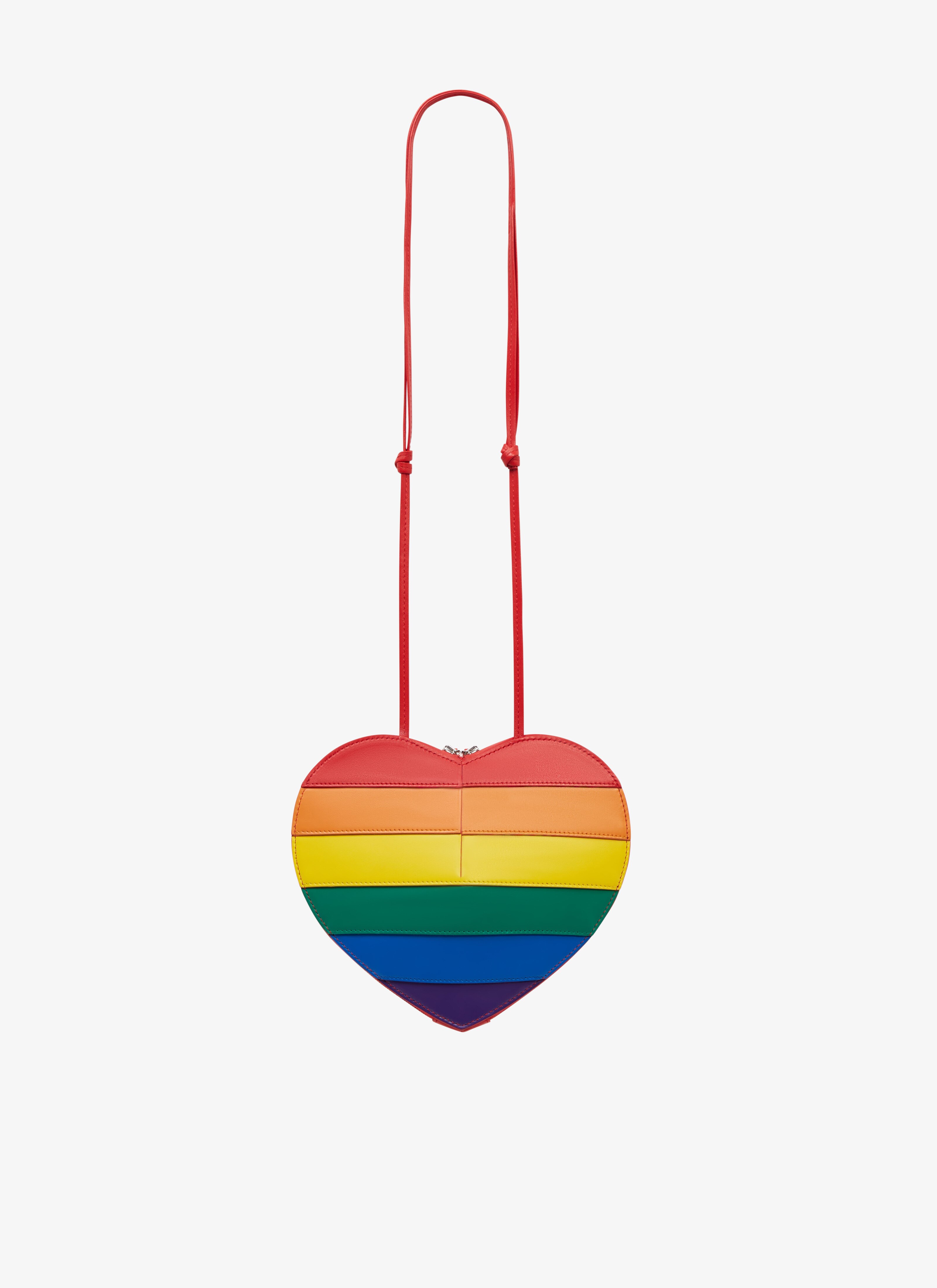 ALAÏA MULTICOLOUR LE CŒUR BAG IN CALFSKIN