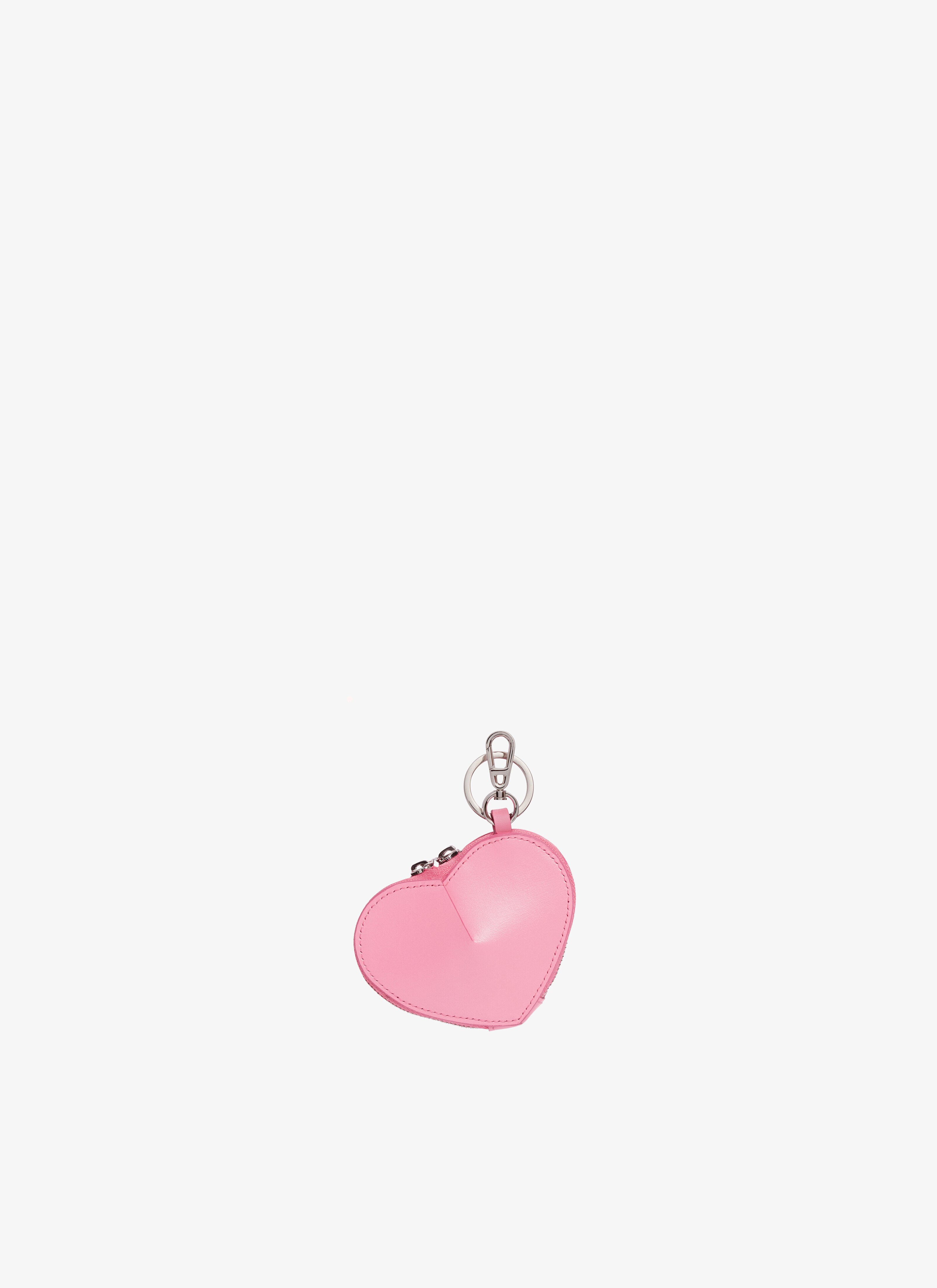 ALAÏA PINK LE CŒUR COIN PURSE IN CALFSKIN