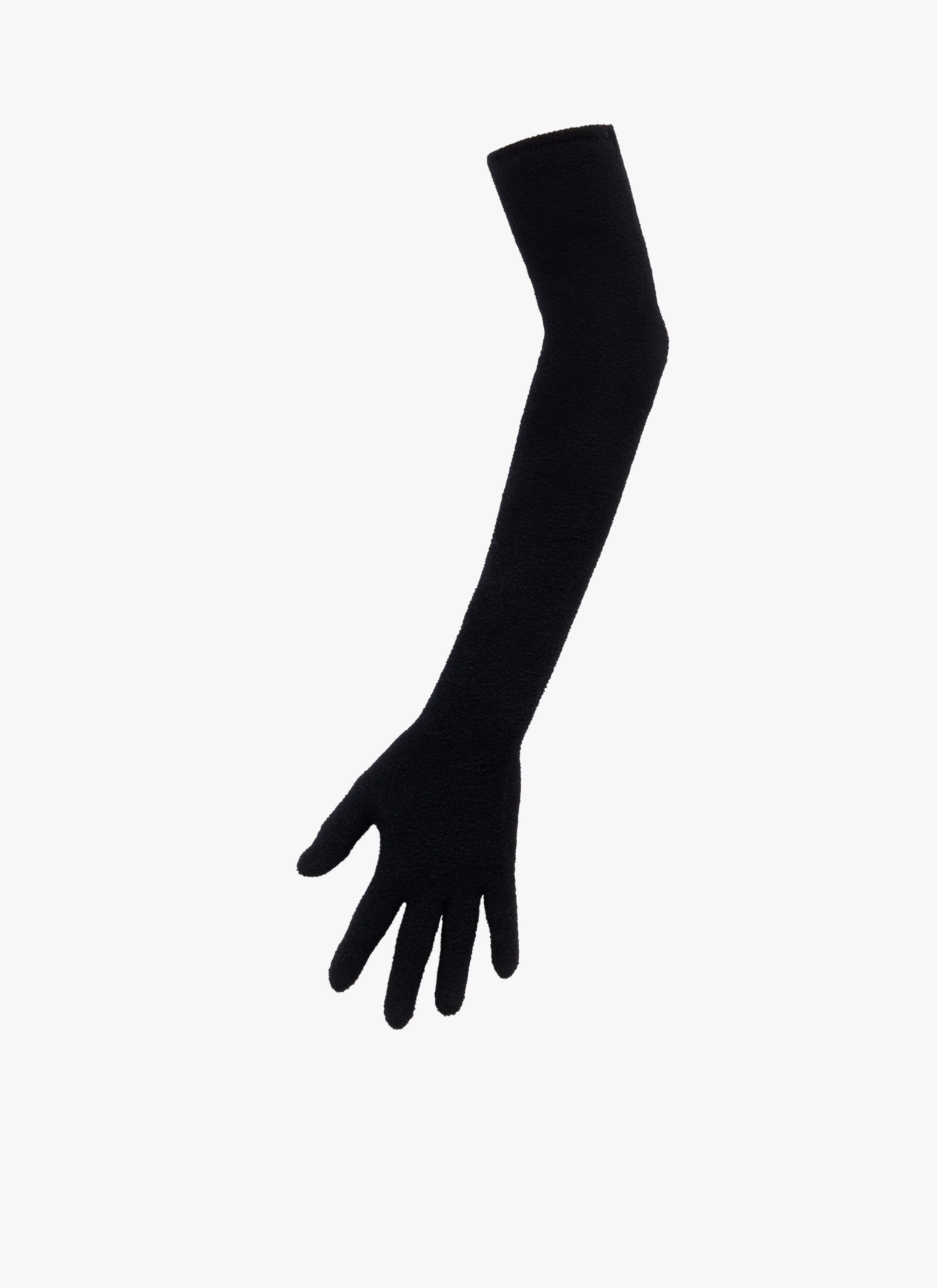 Shiny velvet gloves - maison-alaia.com