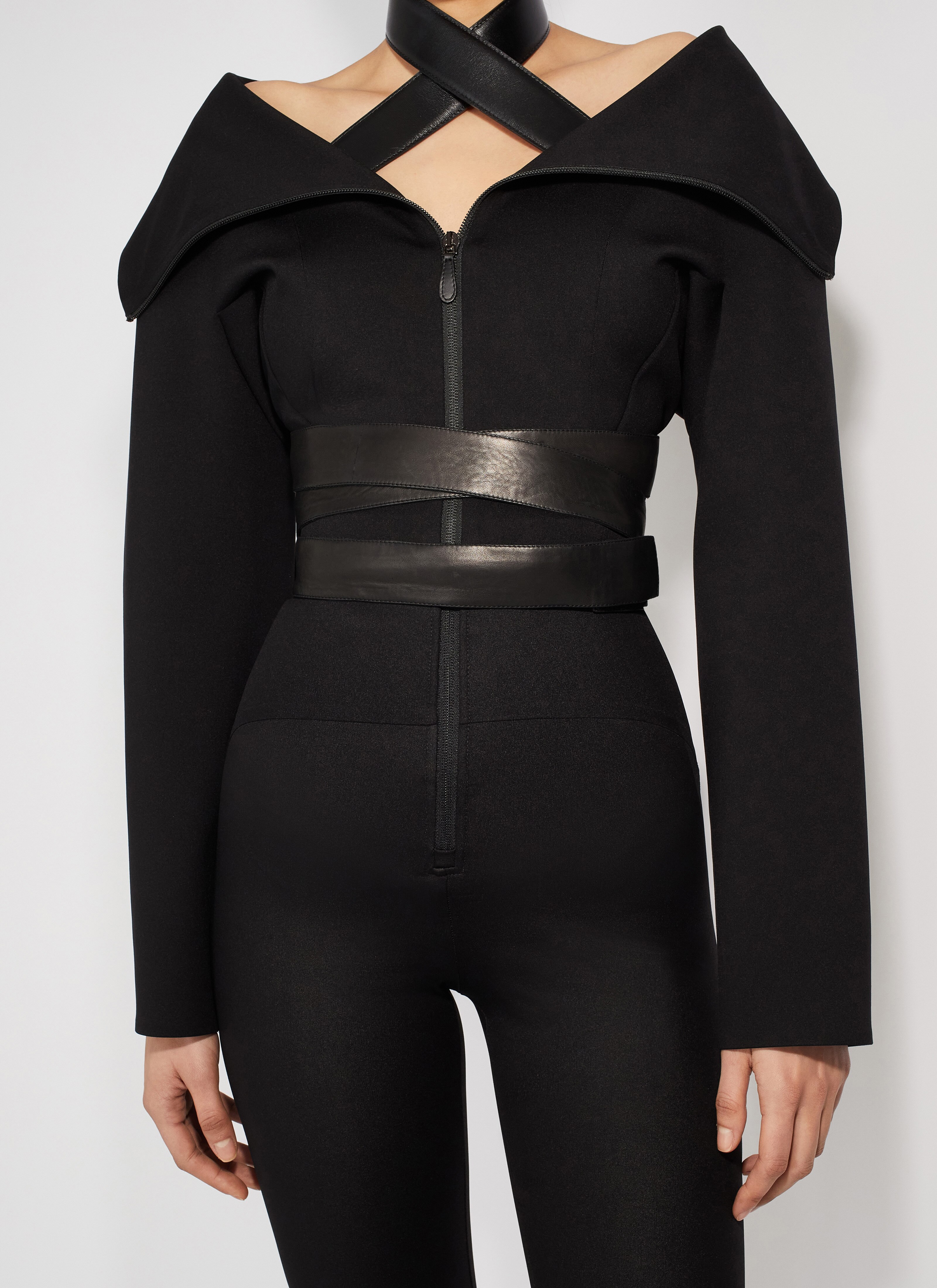 ALAÏA 블랙 원피스 벨트