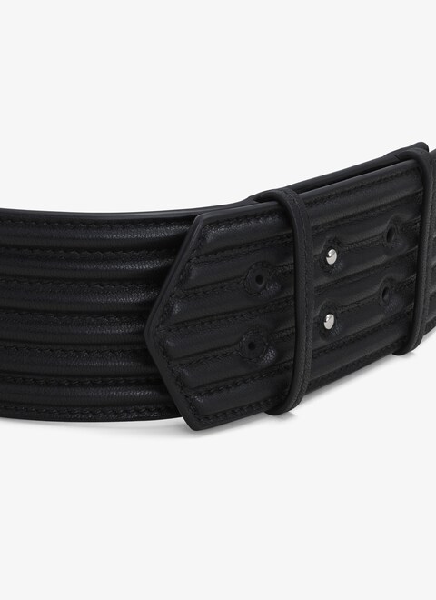 PADDED BELT IN CALFSKIN - maison-alaia.com