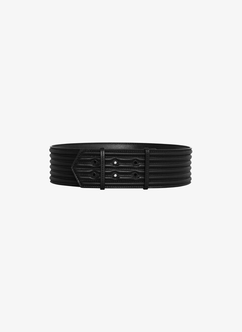 PADDED BELT IN CALFSKIN - maison-alaia.com
