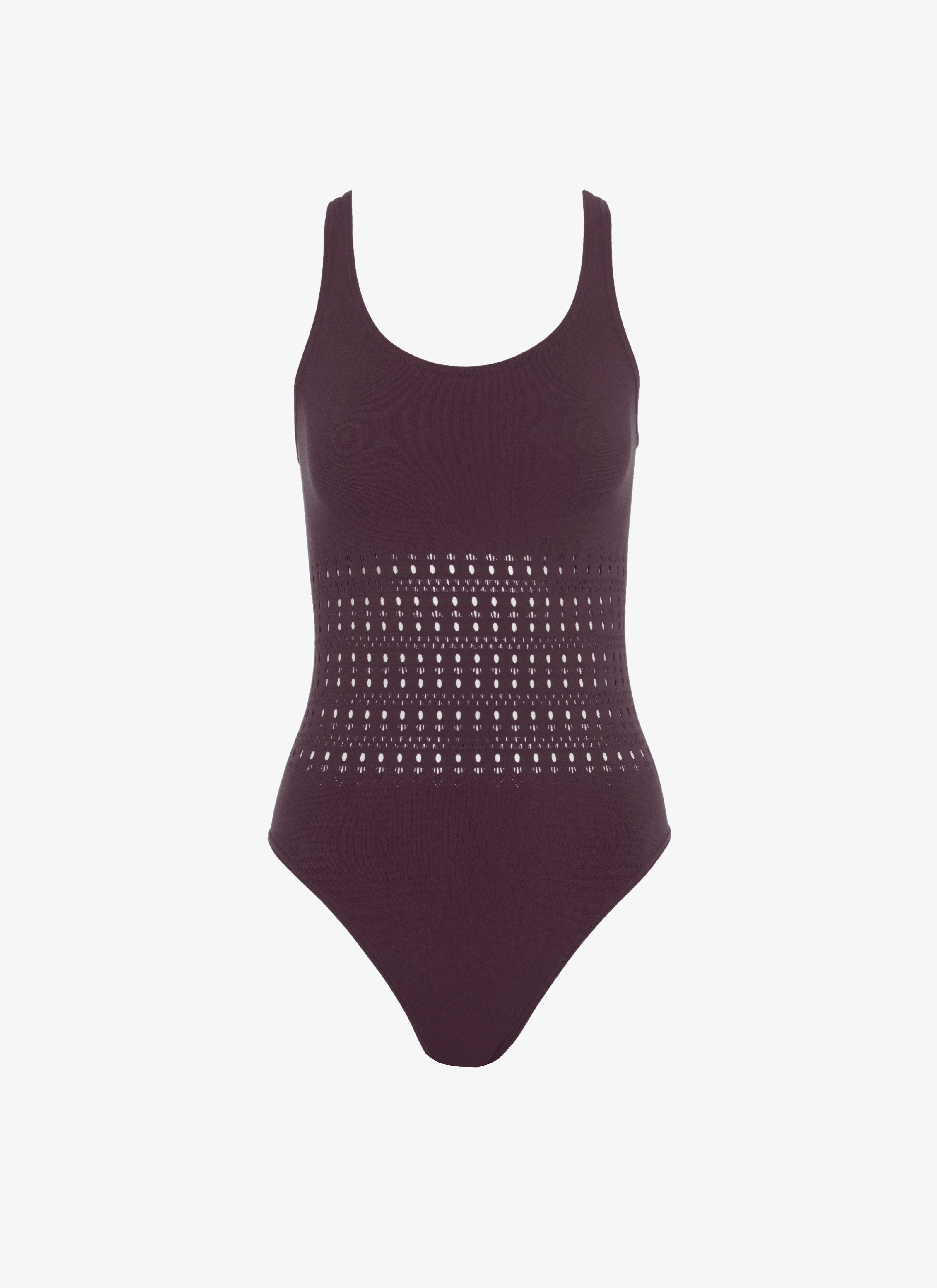 ONE-PIECE SEAMLESS SWIMSUIT maison-alaia.com