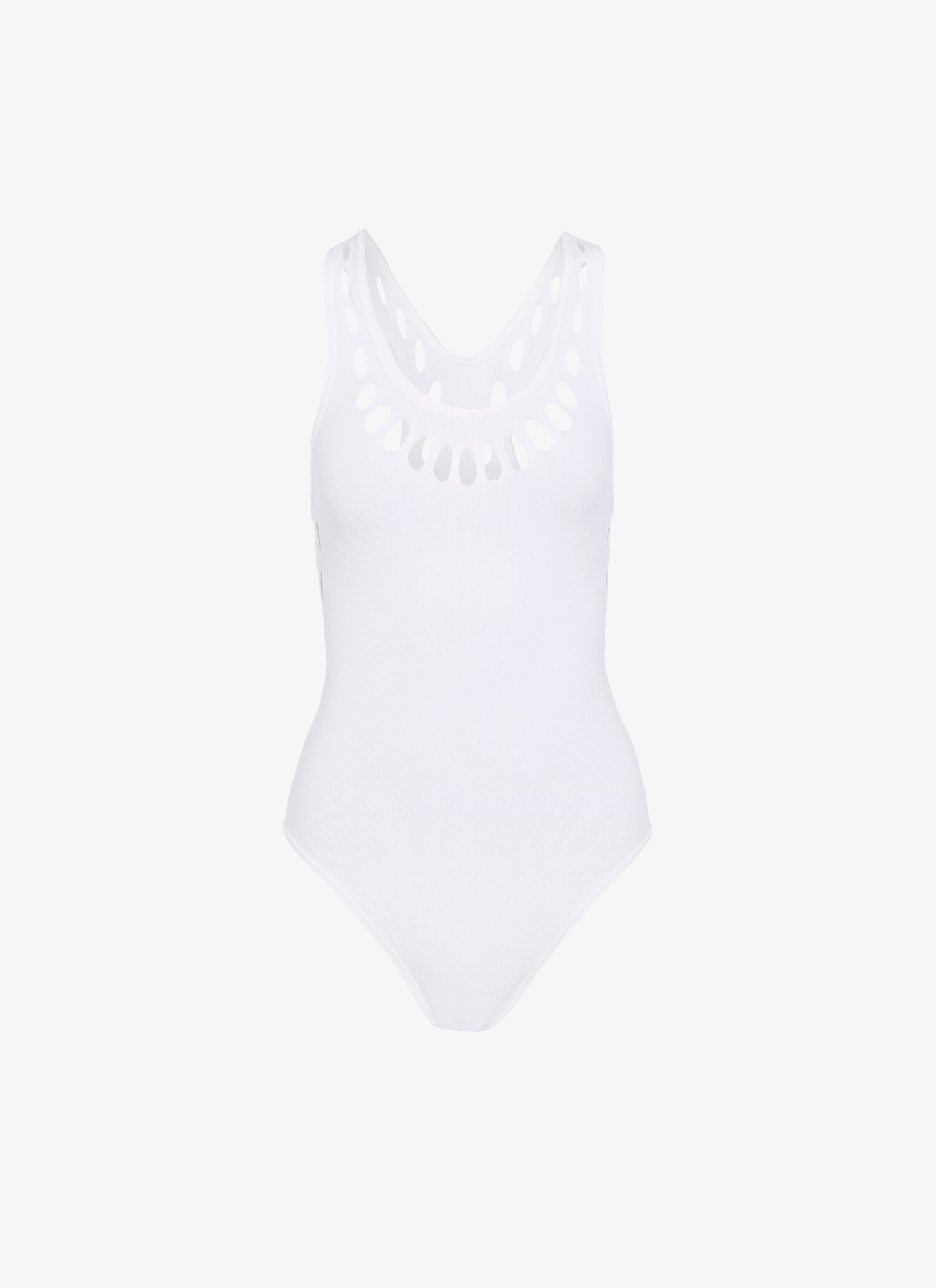 ONE-PIECE SEAMLESS SWIMSUIT - maison-alaia.com