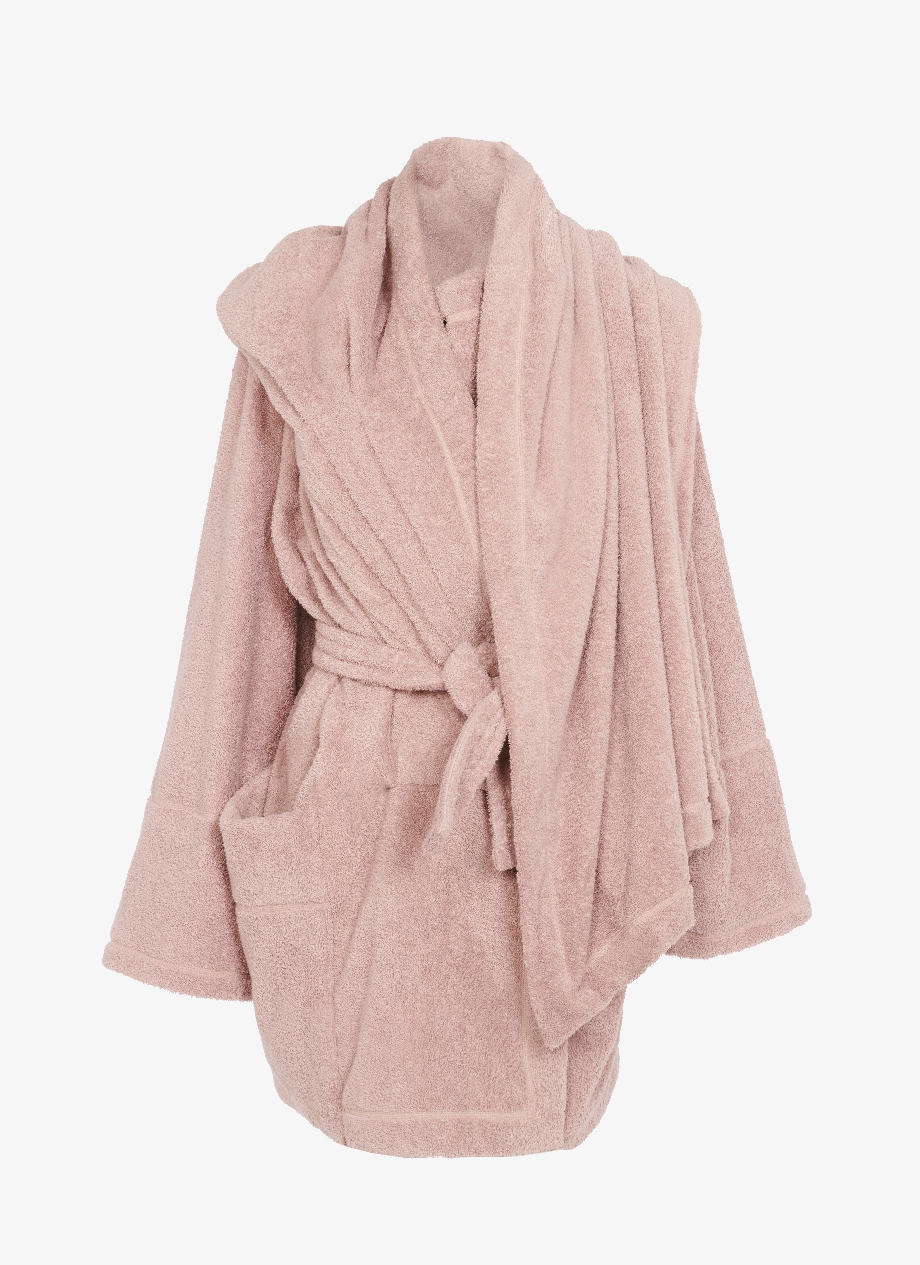ALAÏA SANDY BELTED BATHROBE