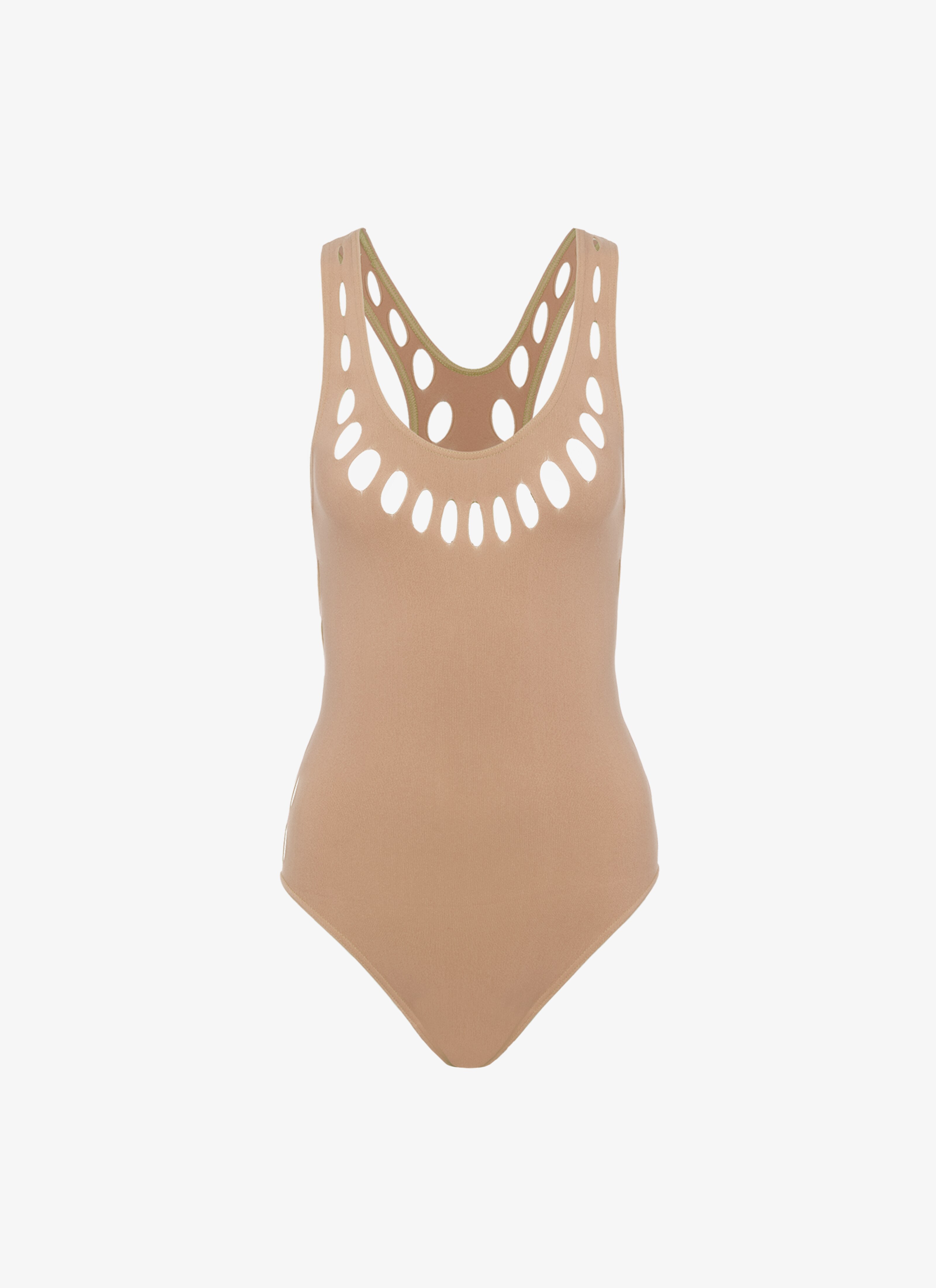 One-piece seamless swimsuit maison-alaia.com