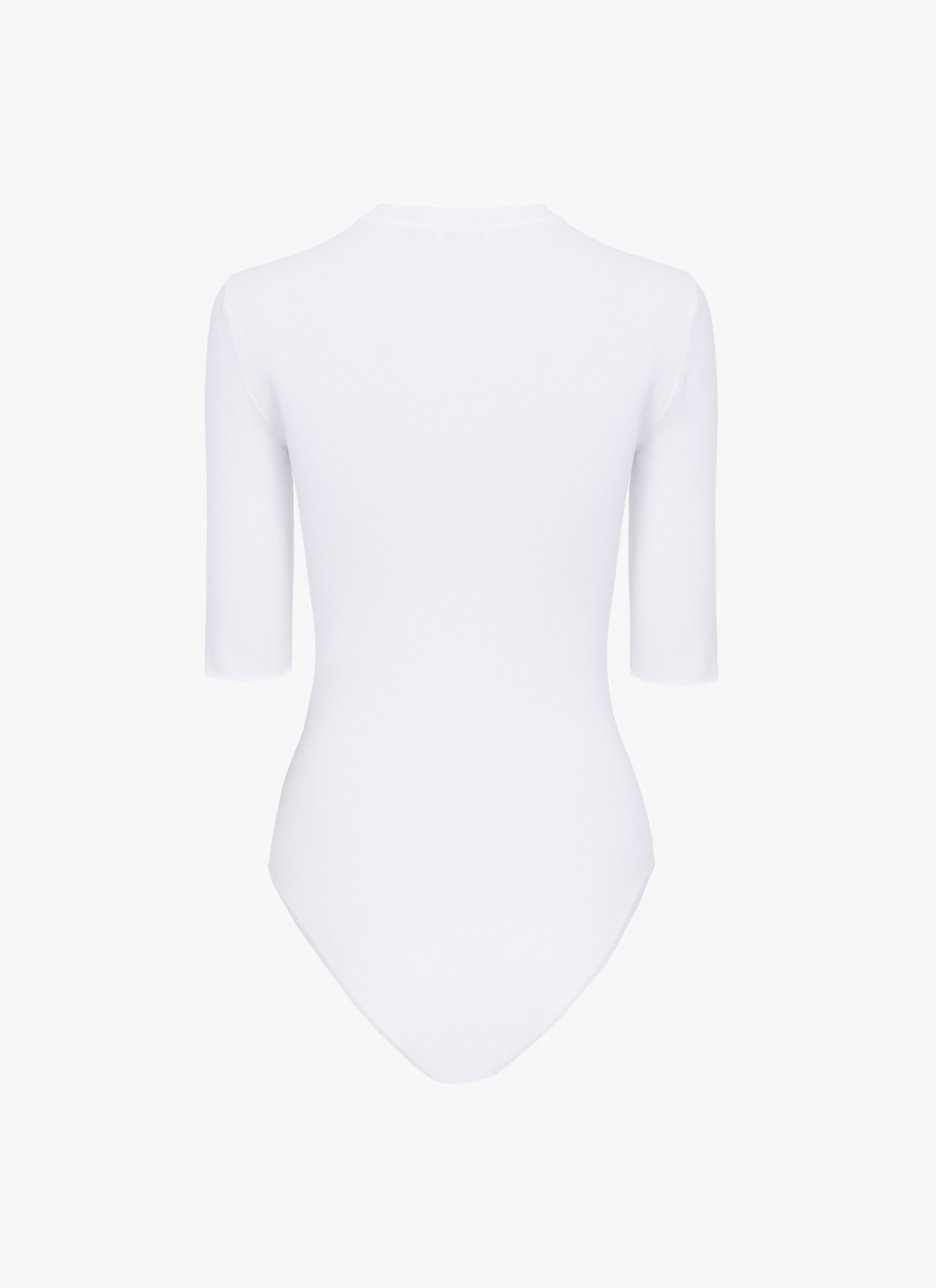 ALAÏA WHITE BUTTON-DOWN BODY