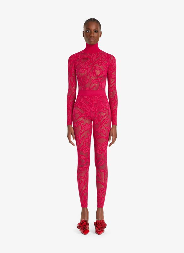 Lace Body ALAÏA FUCHSIA LACE BODY