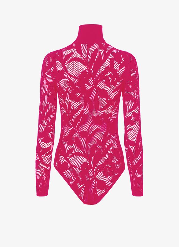 Lace Body ALAÏA FUCHSIA LACE BODY