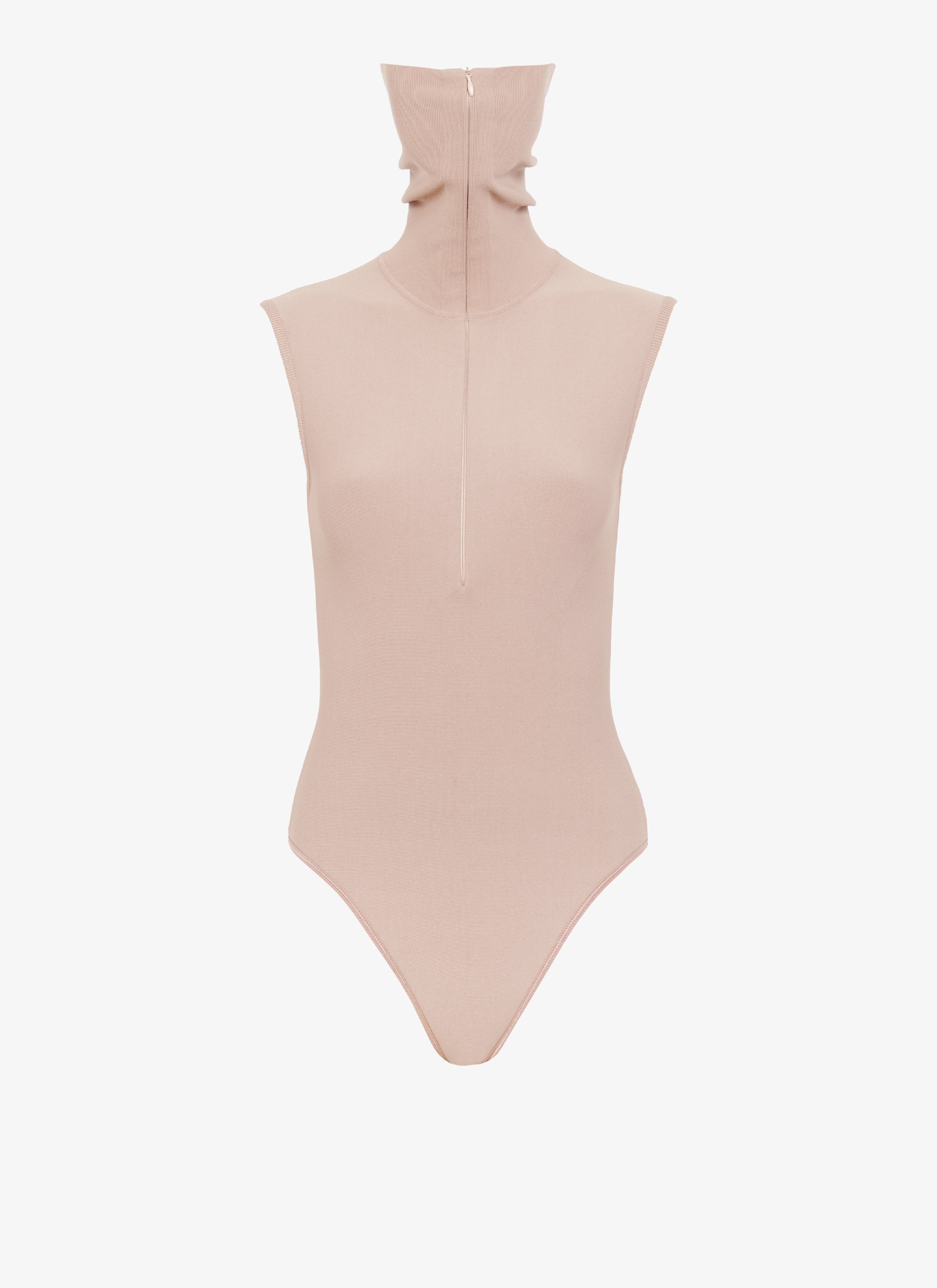 ALAÏA NUDE HOCHGESCHLOSSENER BODY