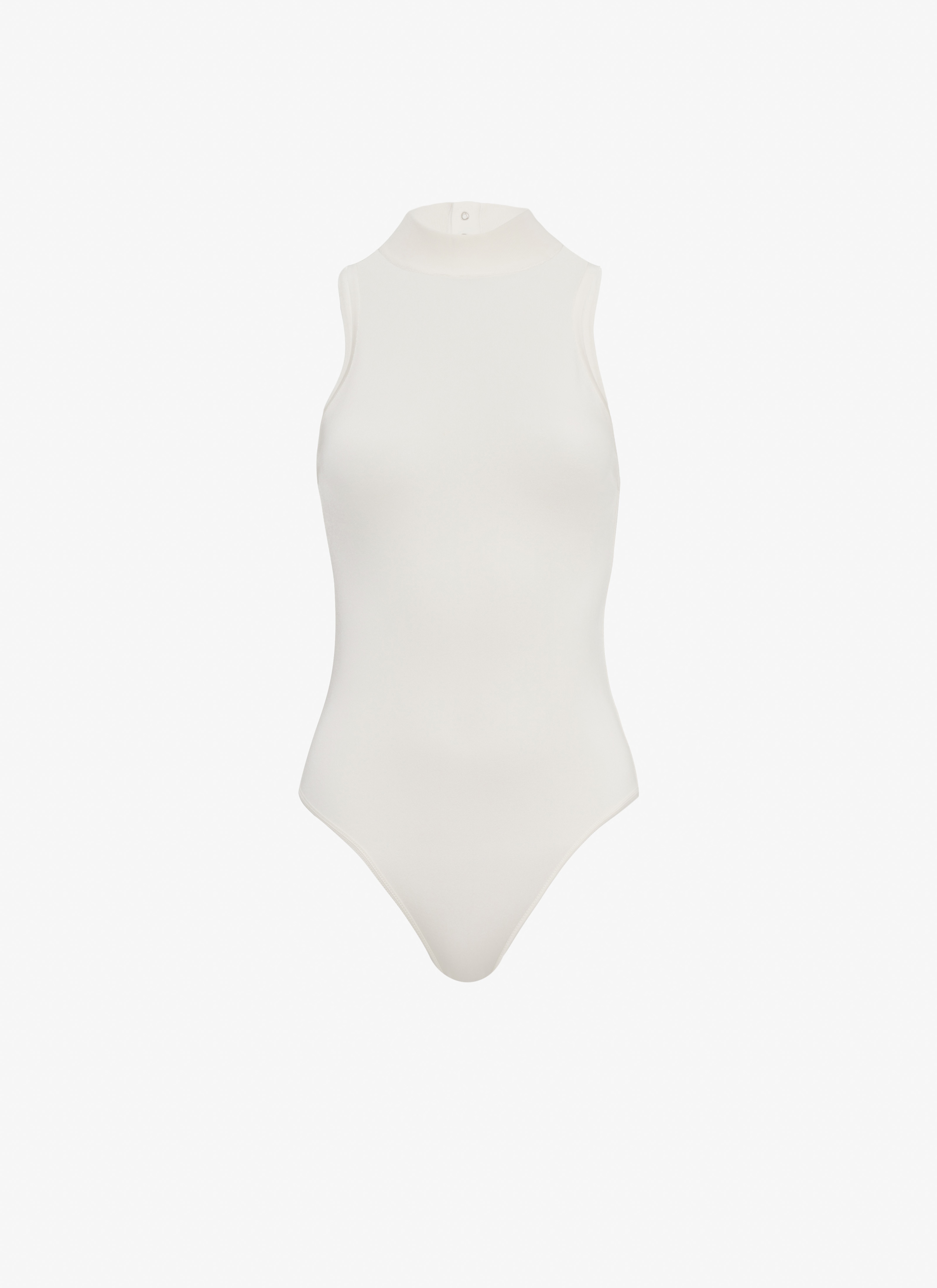 High neck sleeveless body - maison-alaia.com