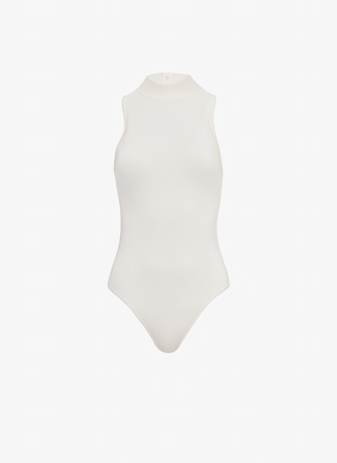 High neck sleeveless body - maison-alaia.com
