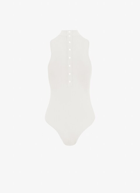 High neck sleeveless body - maison-alaia.com