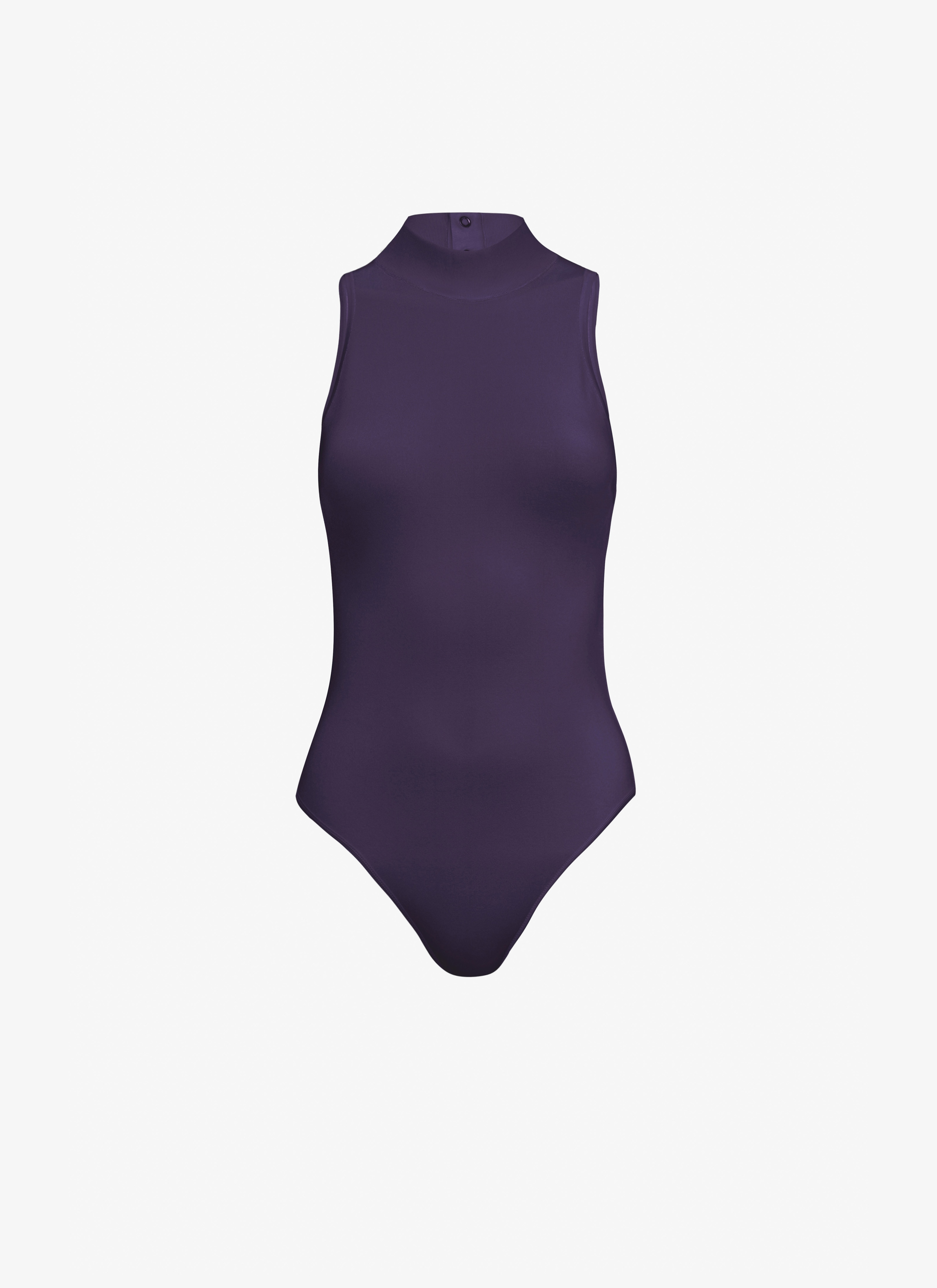 High neck sleeveless body - maison-alaia.com