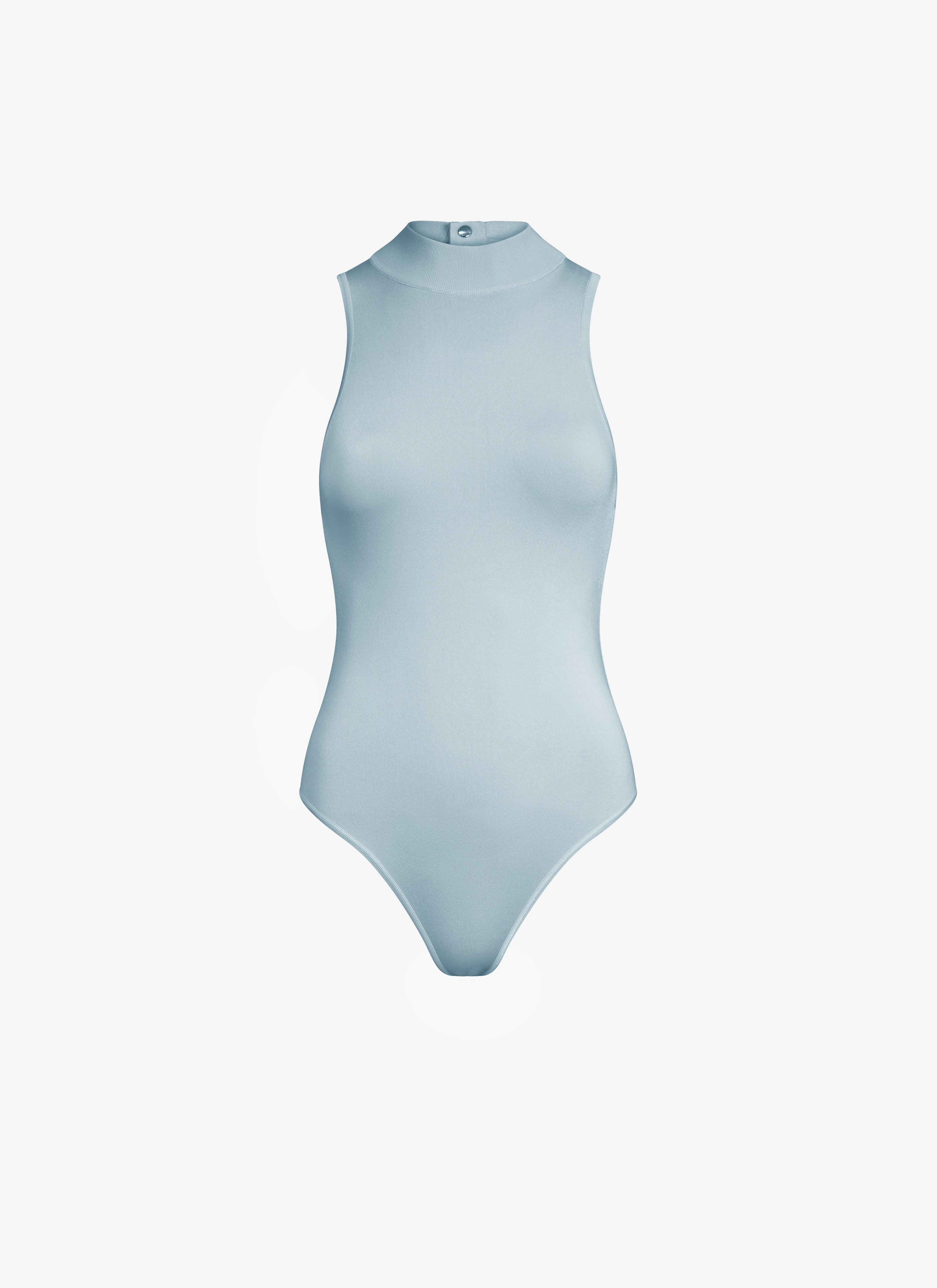 High neck sleeveless body - maison-alaia.com