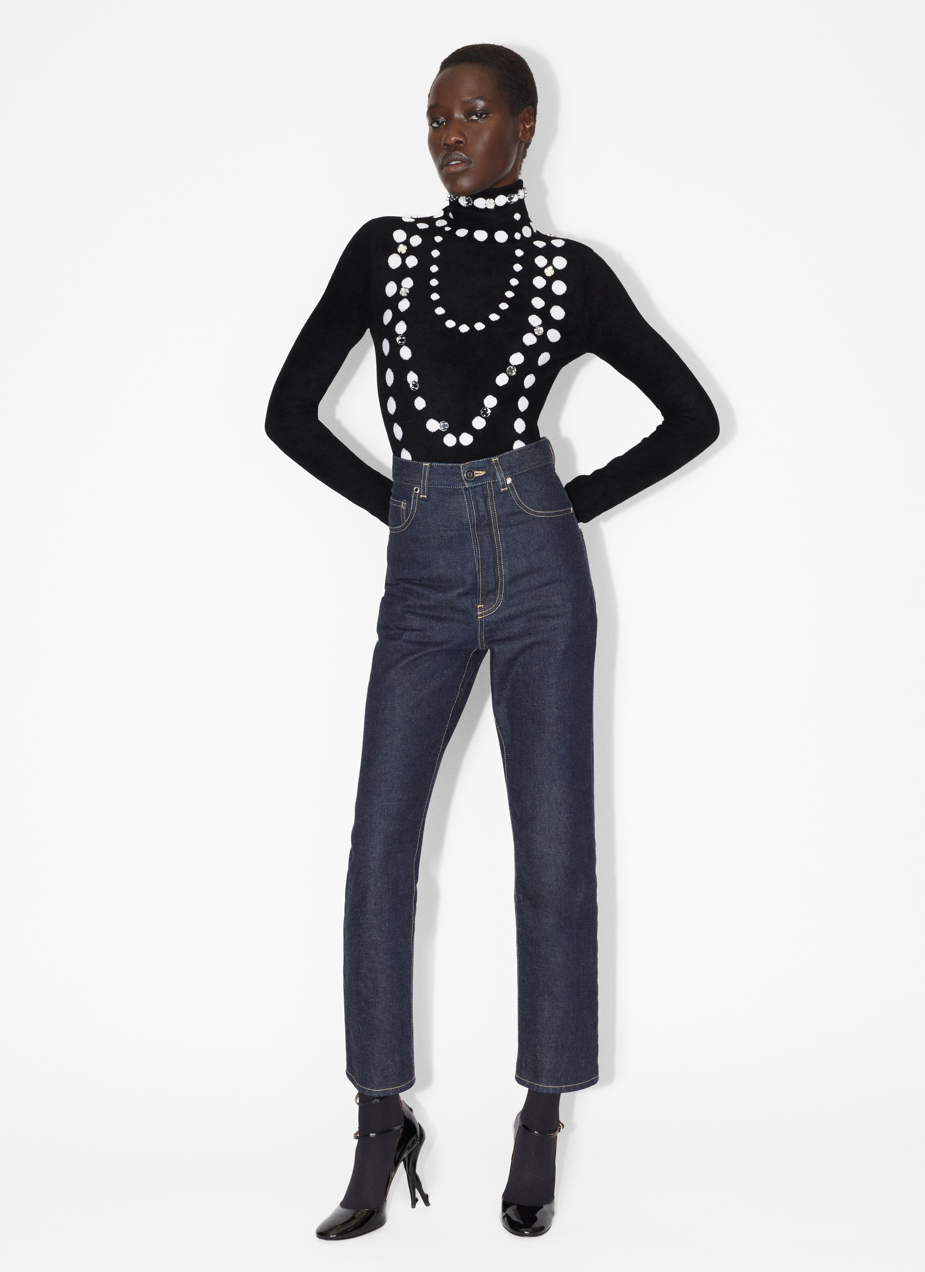 Velvet pearl body - maison-alaia.com