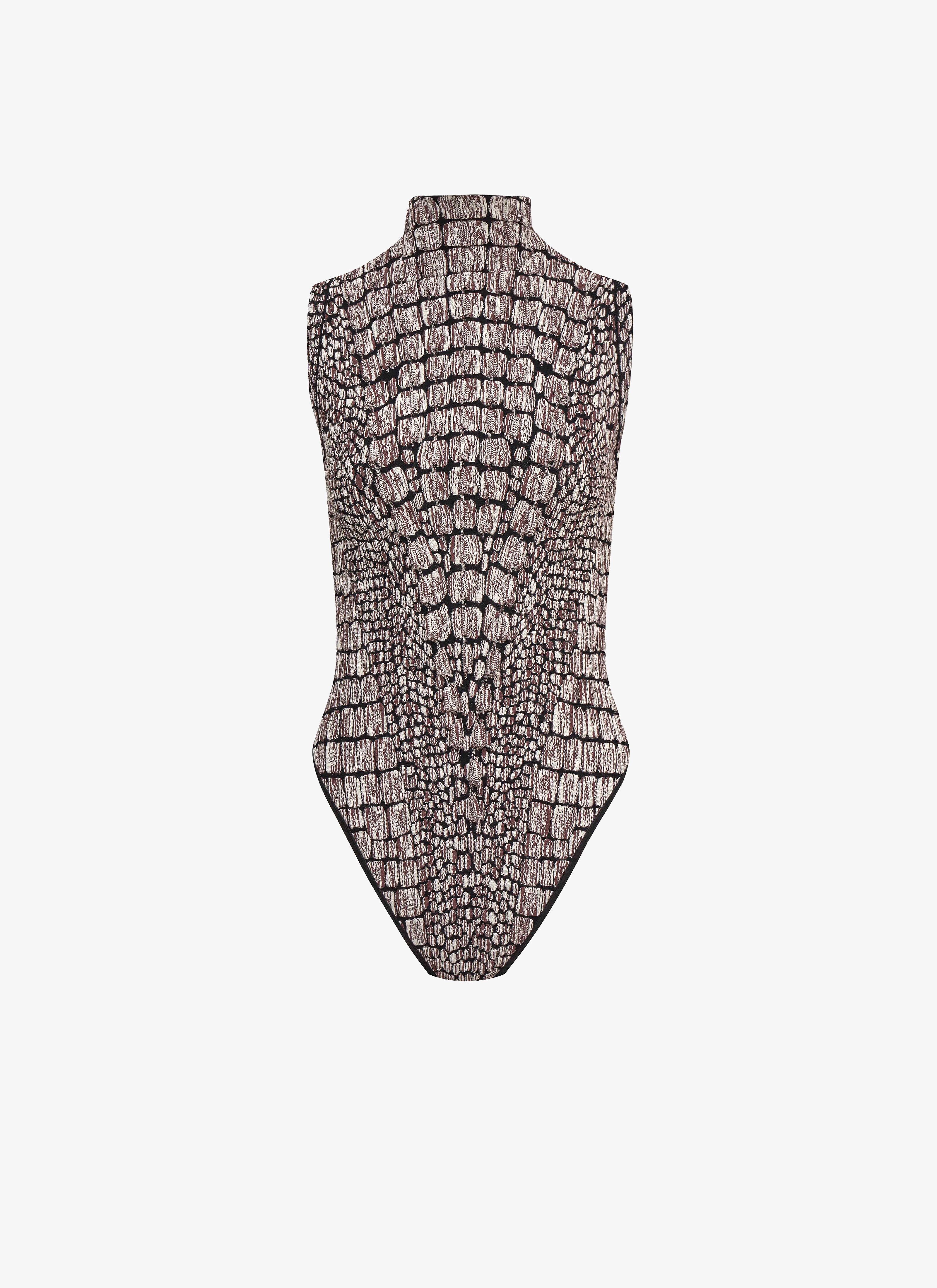 Crocodile jacquard body maison-alaia.com