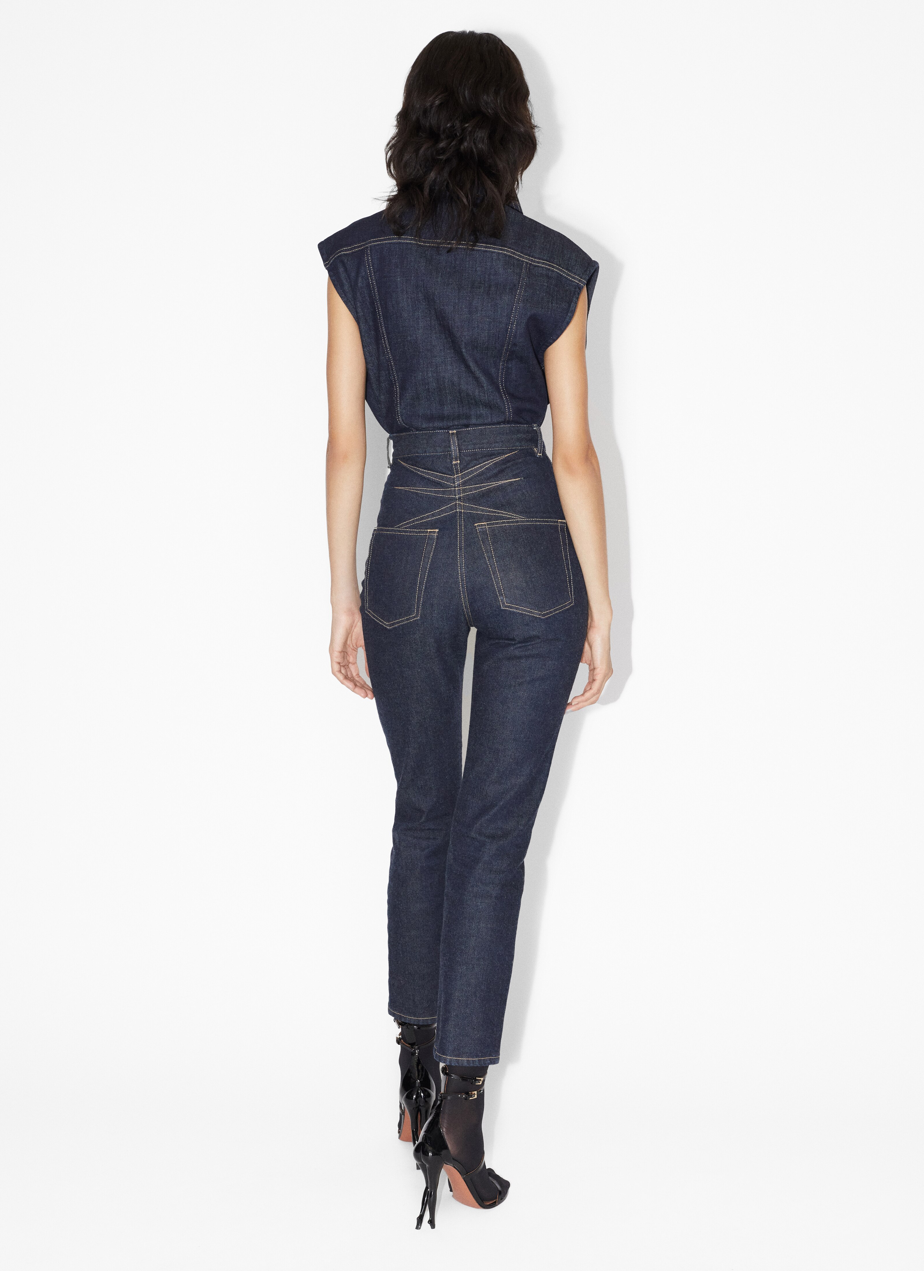 Denim vest body - maison-alaia.com