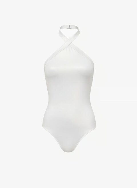One-piece Backless Swimsuit - maison-alaia.com