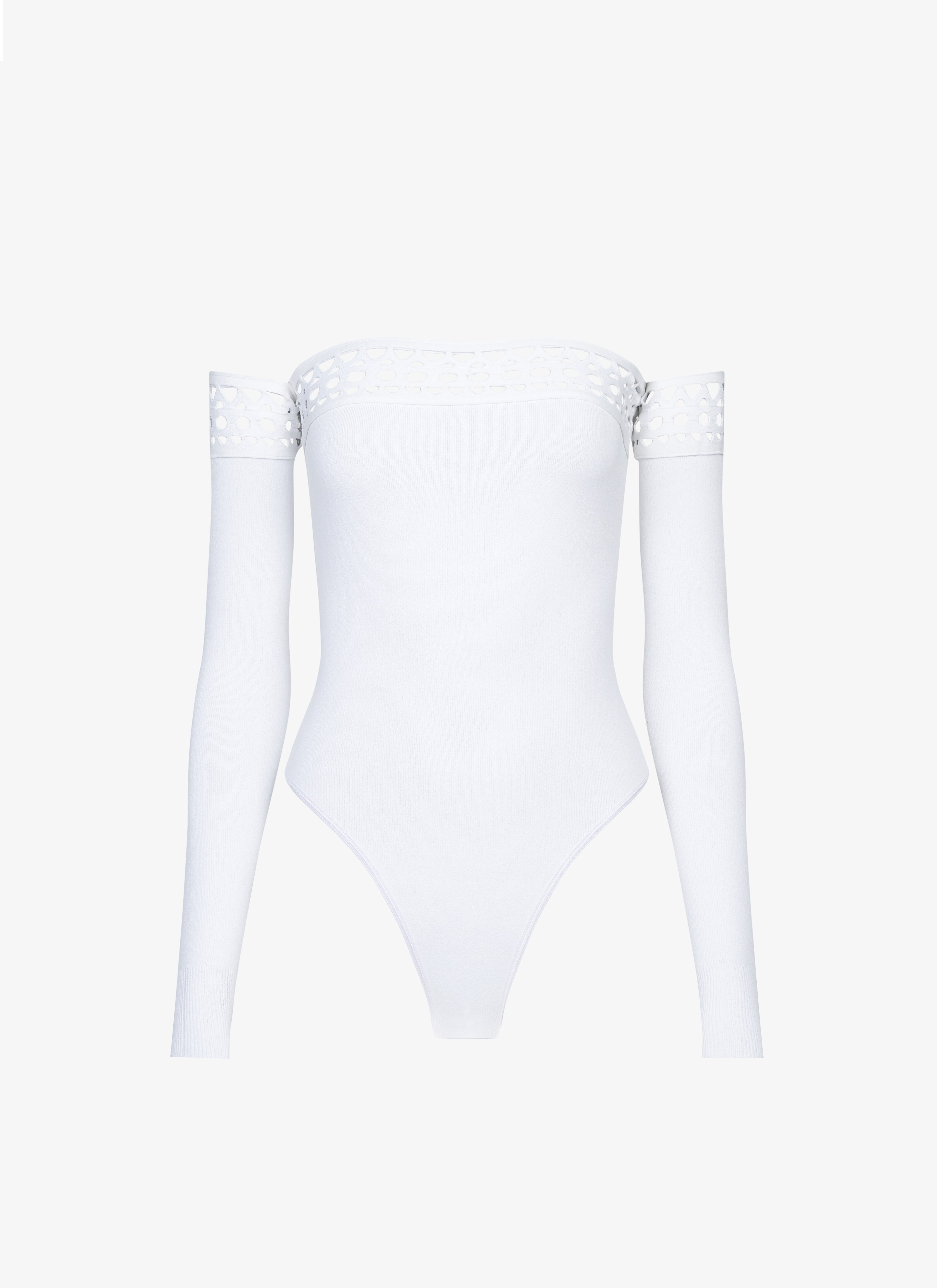 Vienne off-shoulder body - maison-alaia.com