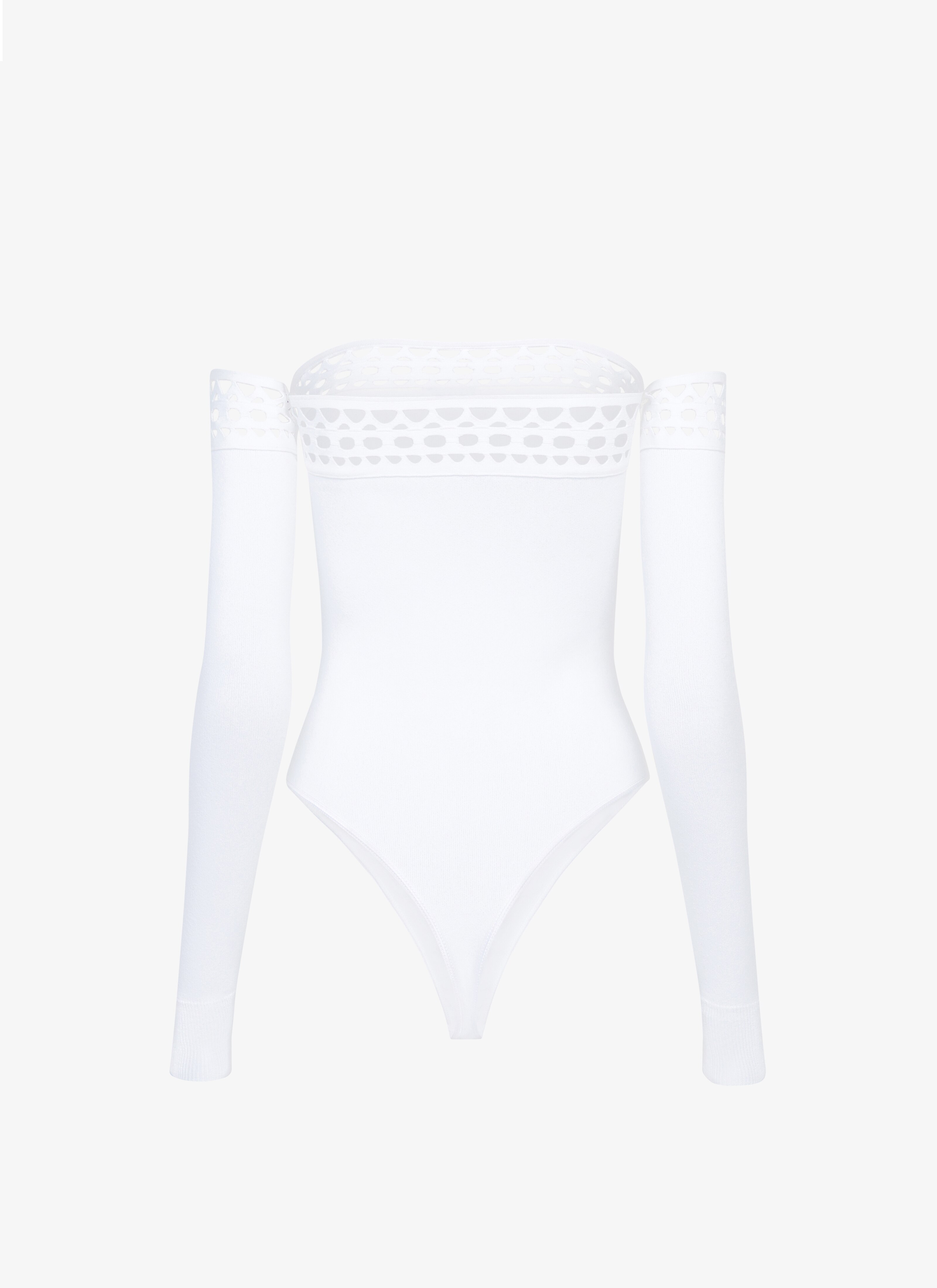 Vienne off-shoulder body - maison-alaia.com
