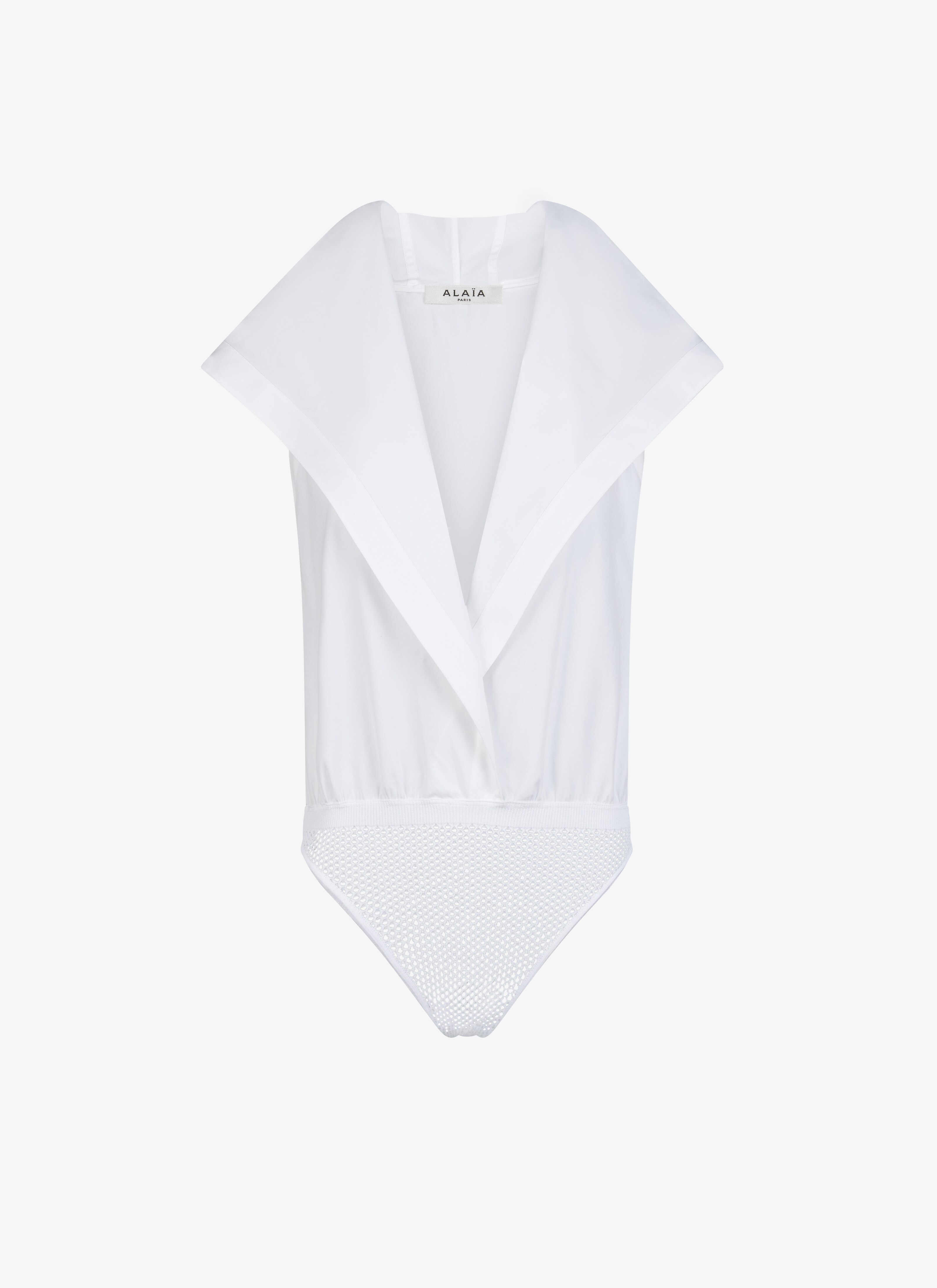 Poplin hood body-shirt - maison-alaia.com