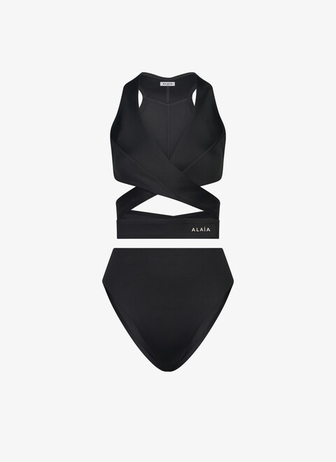 BIKINI AUS NEOPREN-JERSEY - maison-alaia.com