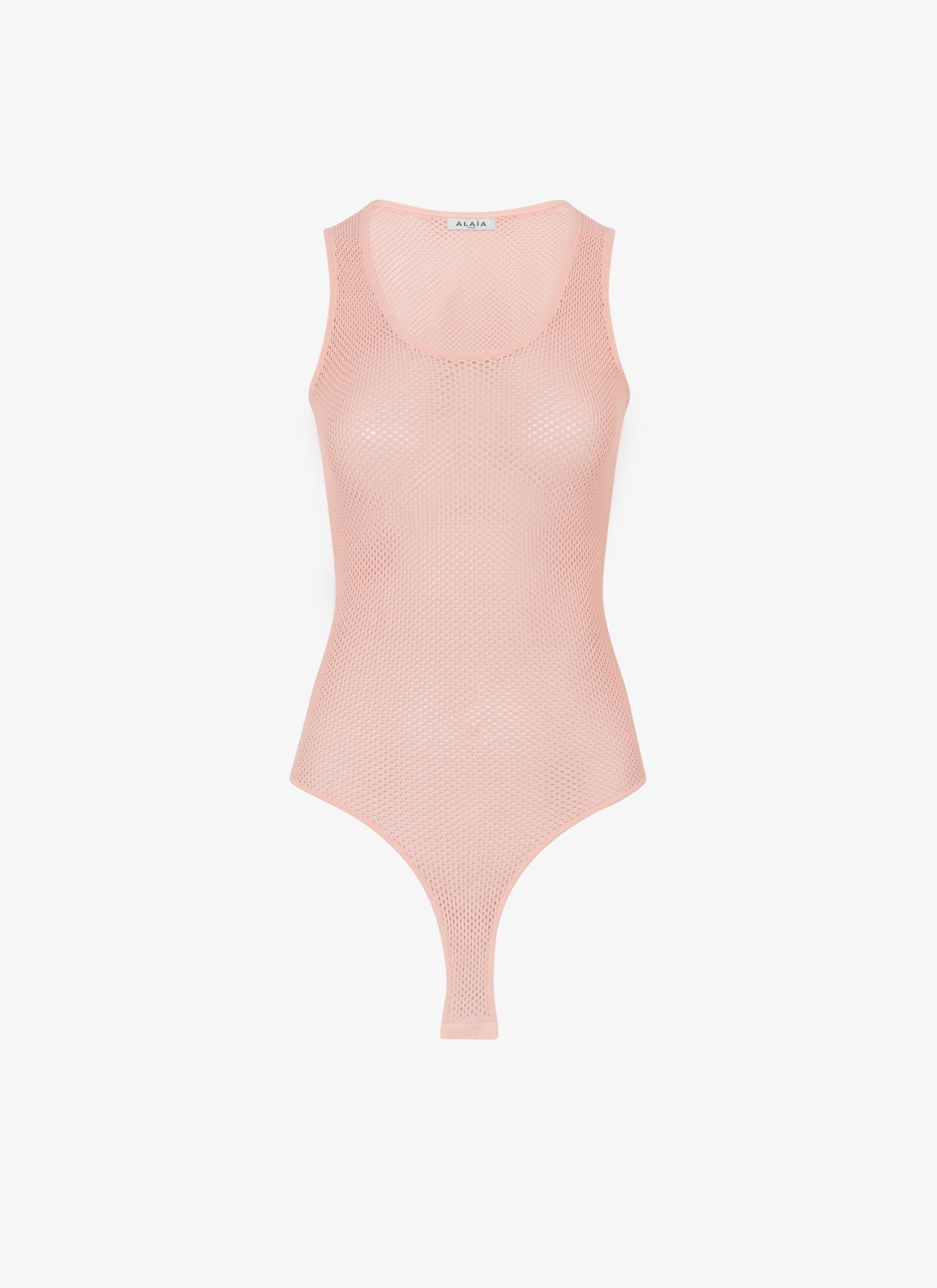 Mesh knit tank body - maison-alaia.com
