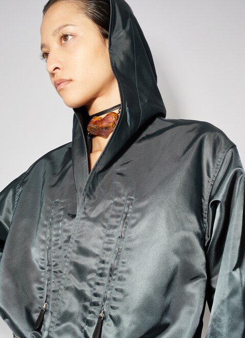 Nylon hood body-shirt - maison-alaia.com