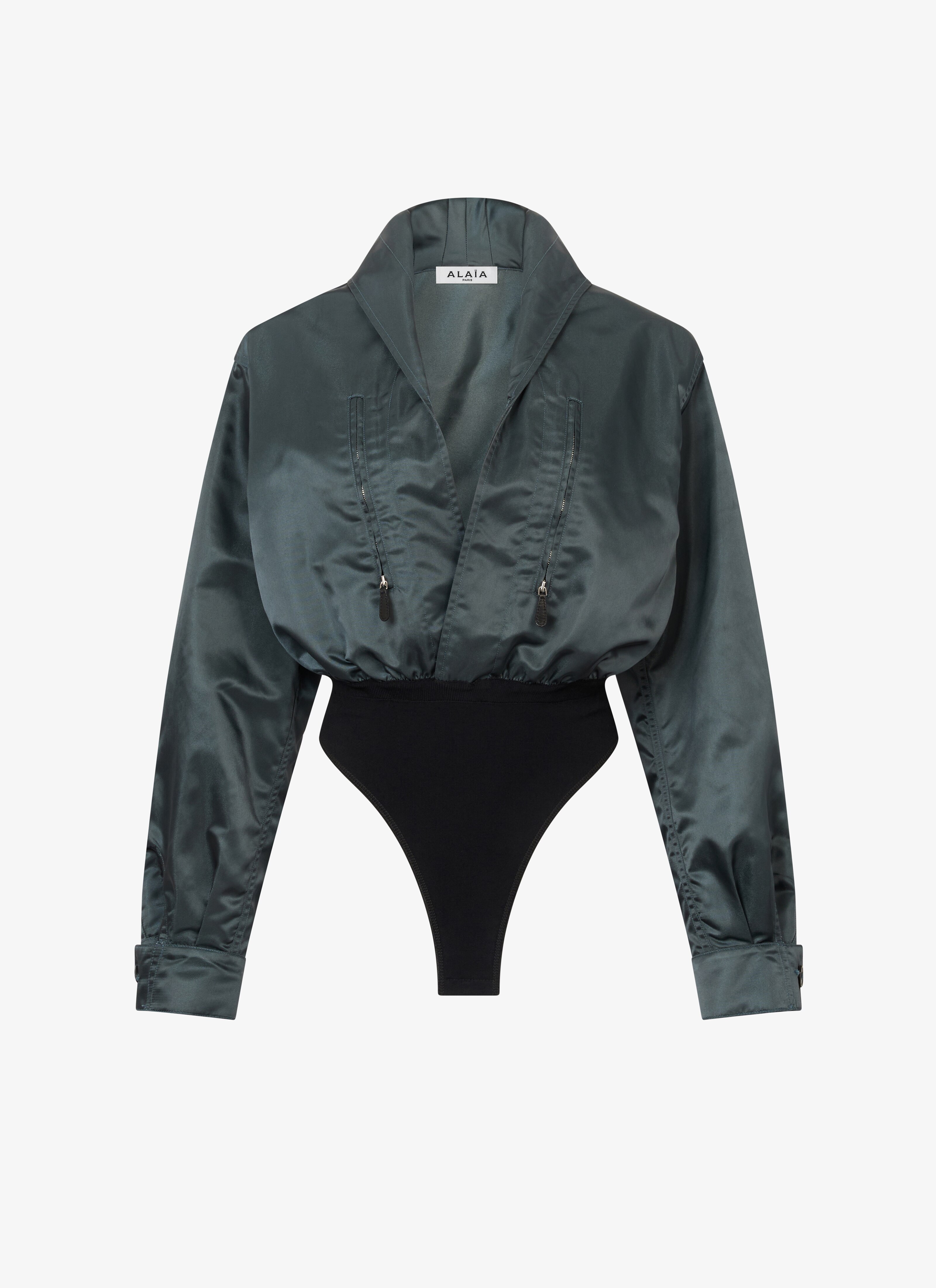 Nylon hood body-shirt - maison-alaia.com