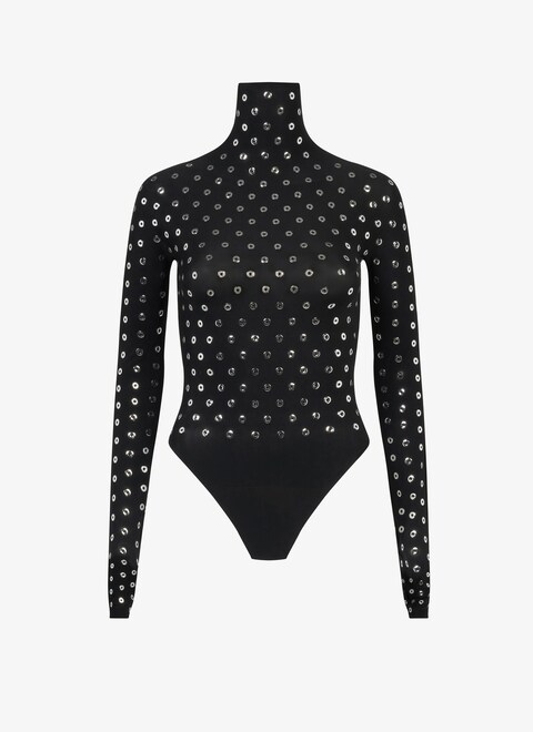 Eyelet jersey body - maison-alaia.com