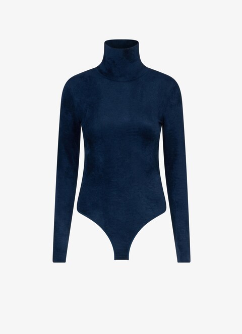 Velvet highneck body - maison-alaia.com