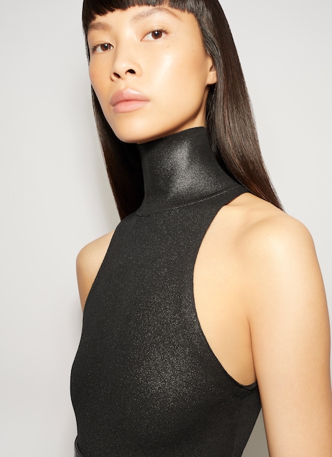 HIGH NECK COATED BODY - maison-alaia.com