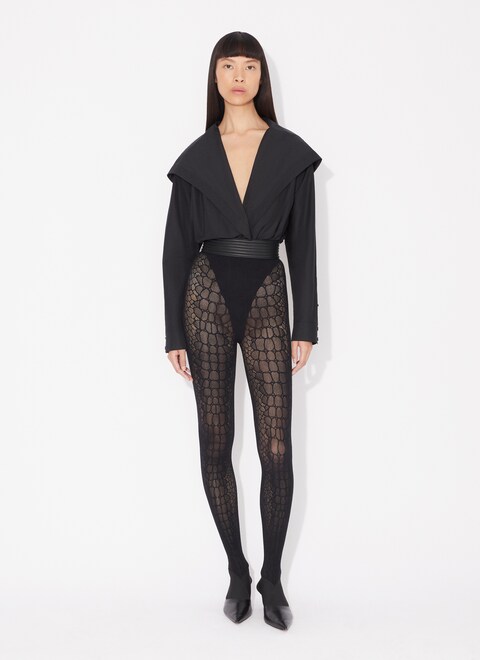 Hooded poplin body - maison-alaia.com