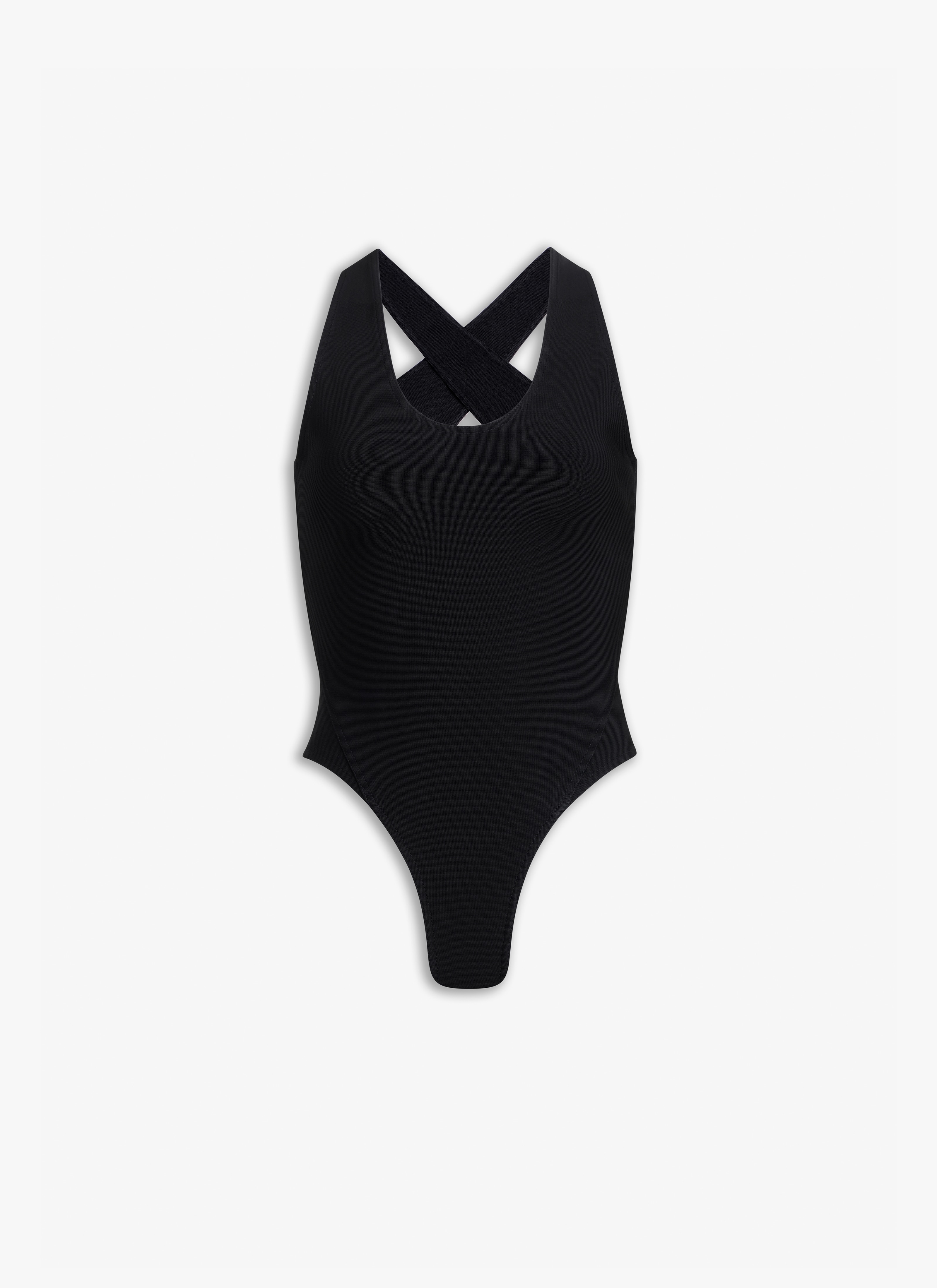 ALAÏA BODY DOS CROISÉ NOIR