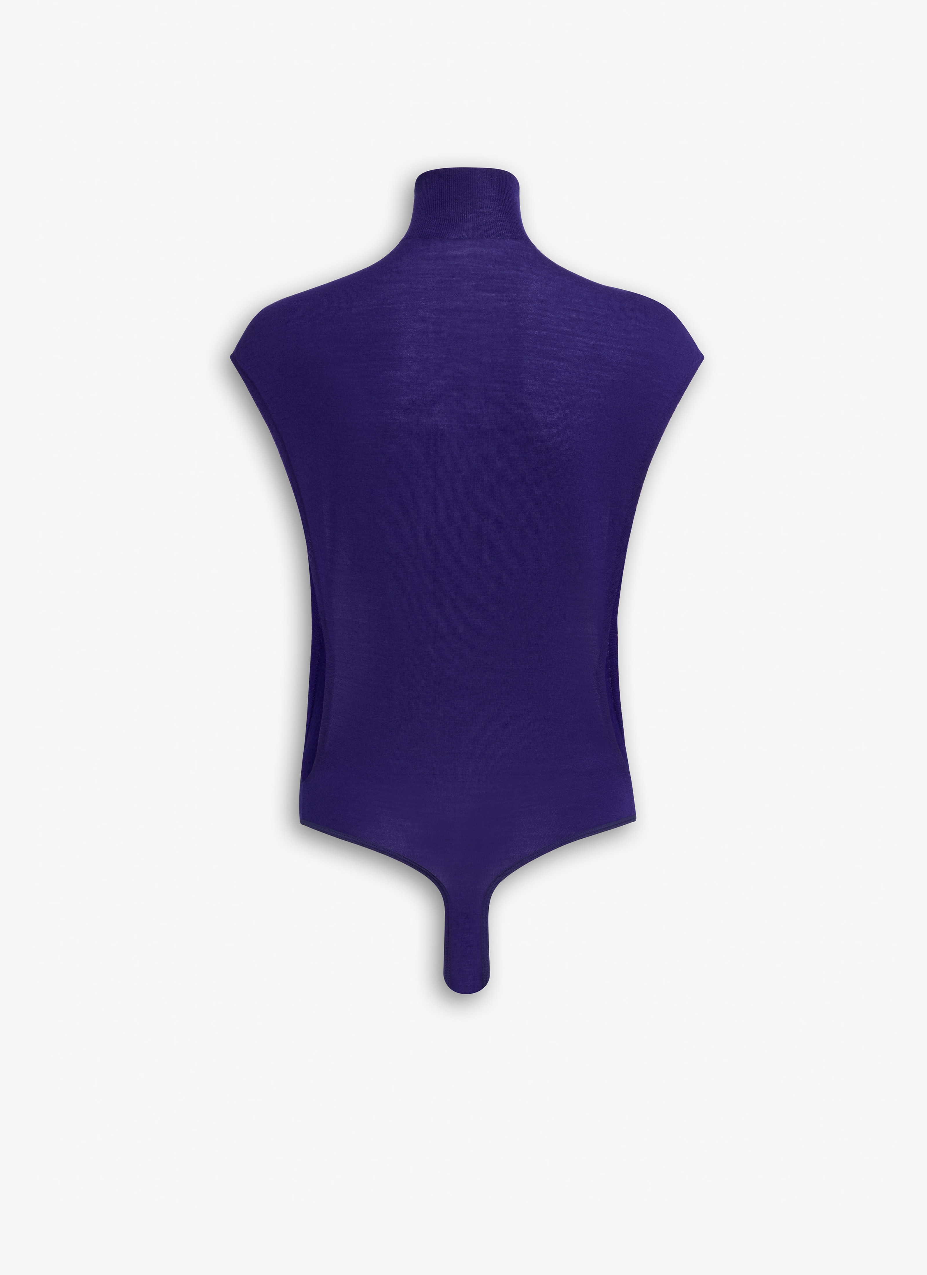 ALAÏA ROYAL BLUE STRICKBODY MIT FLÜGELÄRMELN