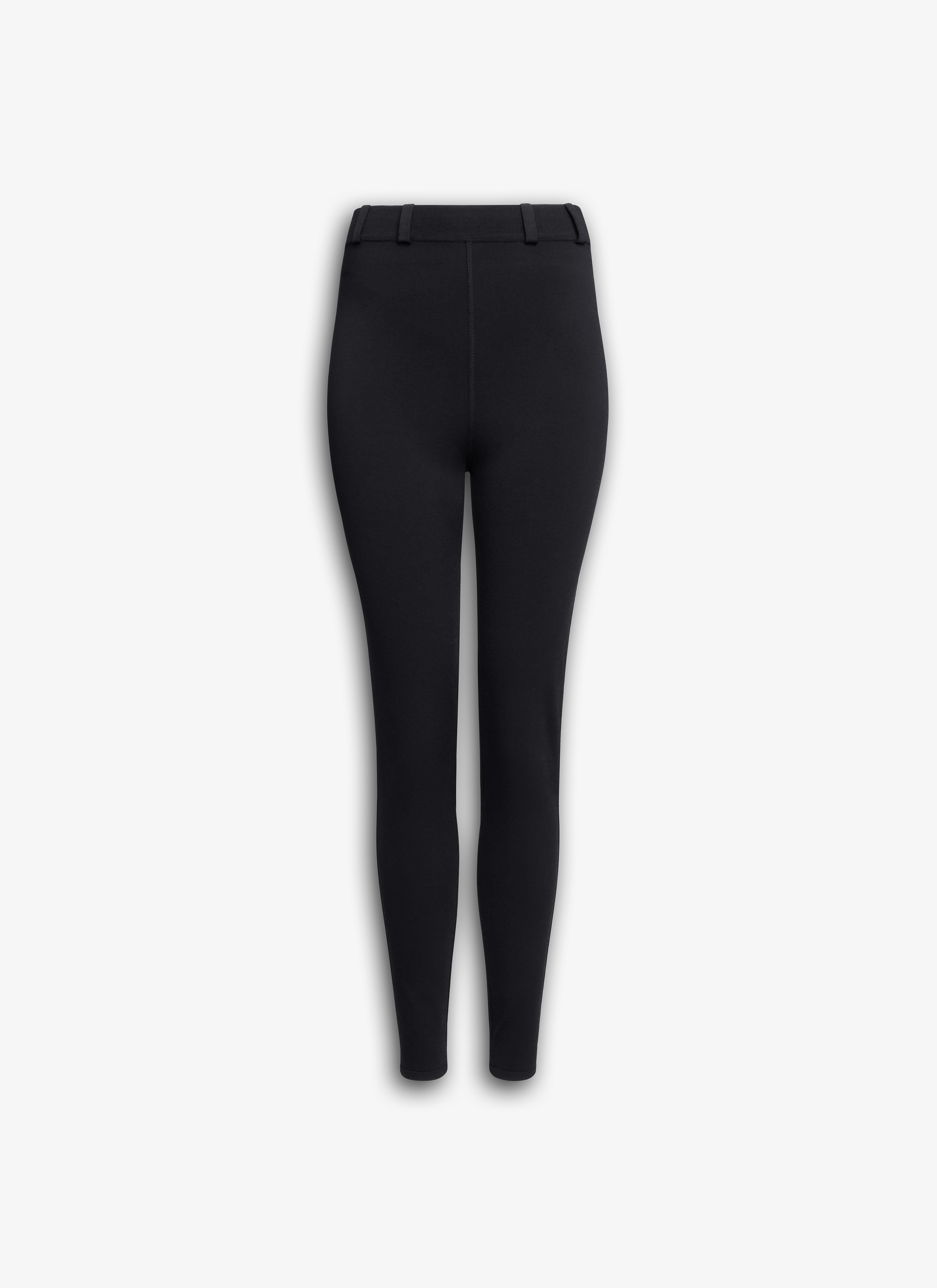 ALAÏA BLACK KNIT LEGGINGS
