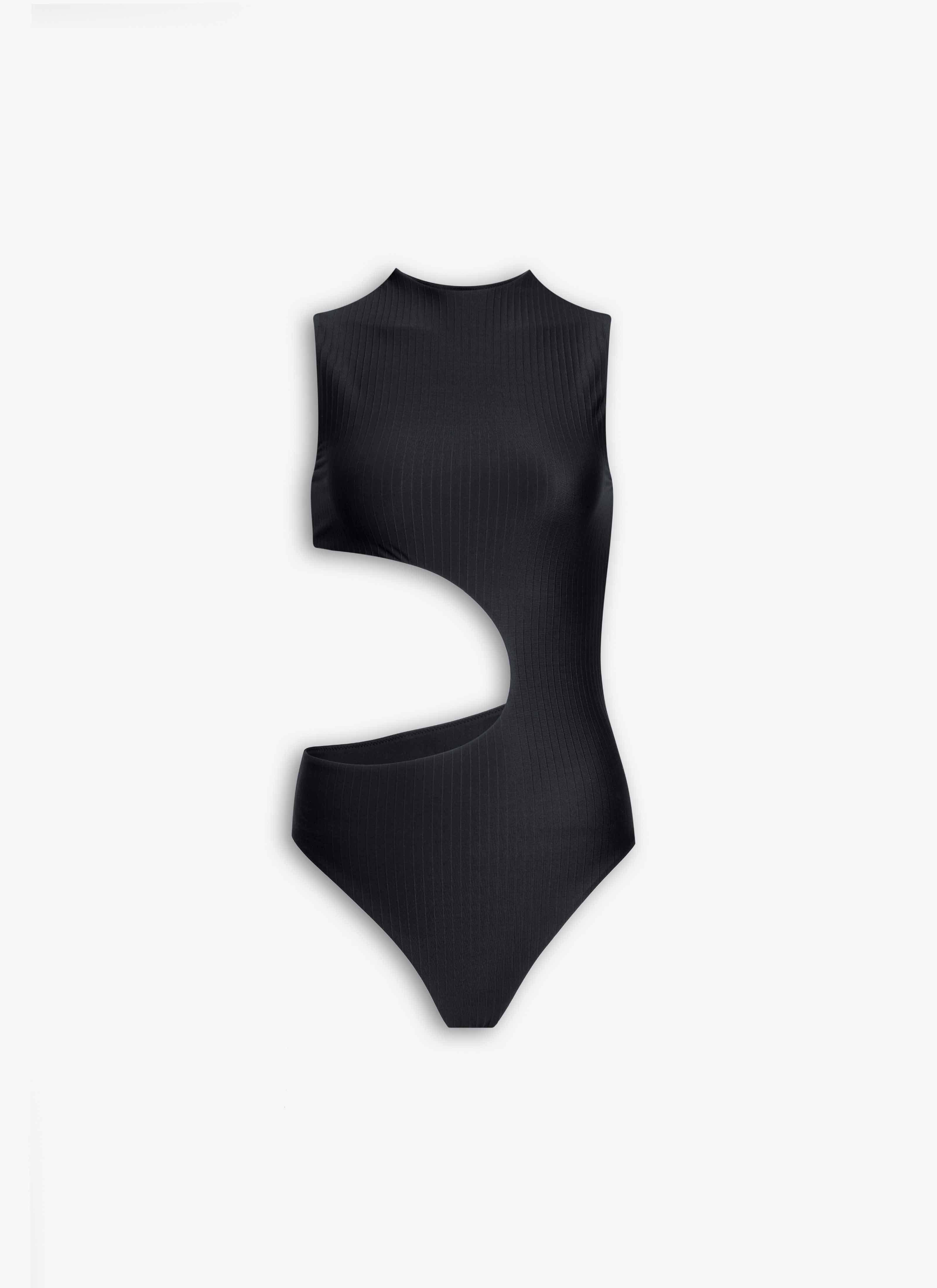 ALAÏA COSTUME DA BAGNO CUT-OUT NERO