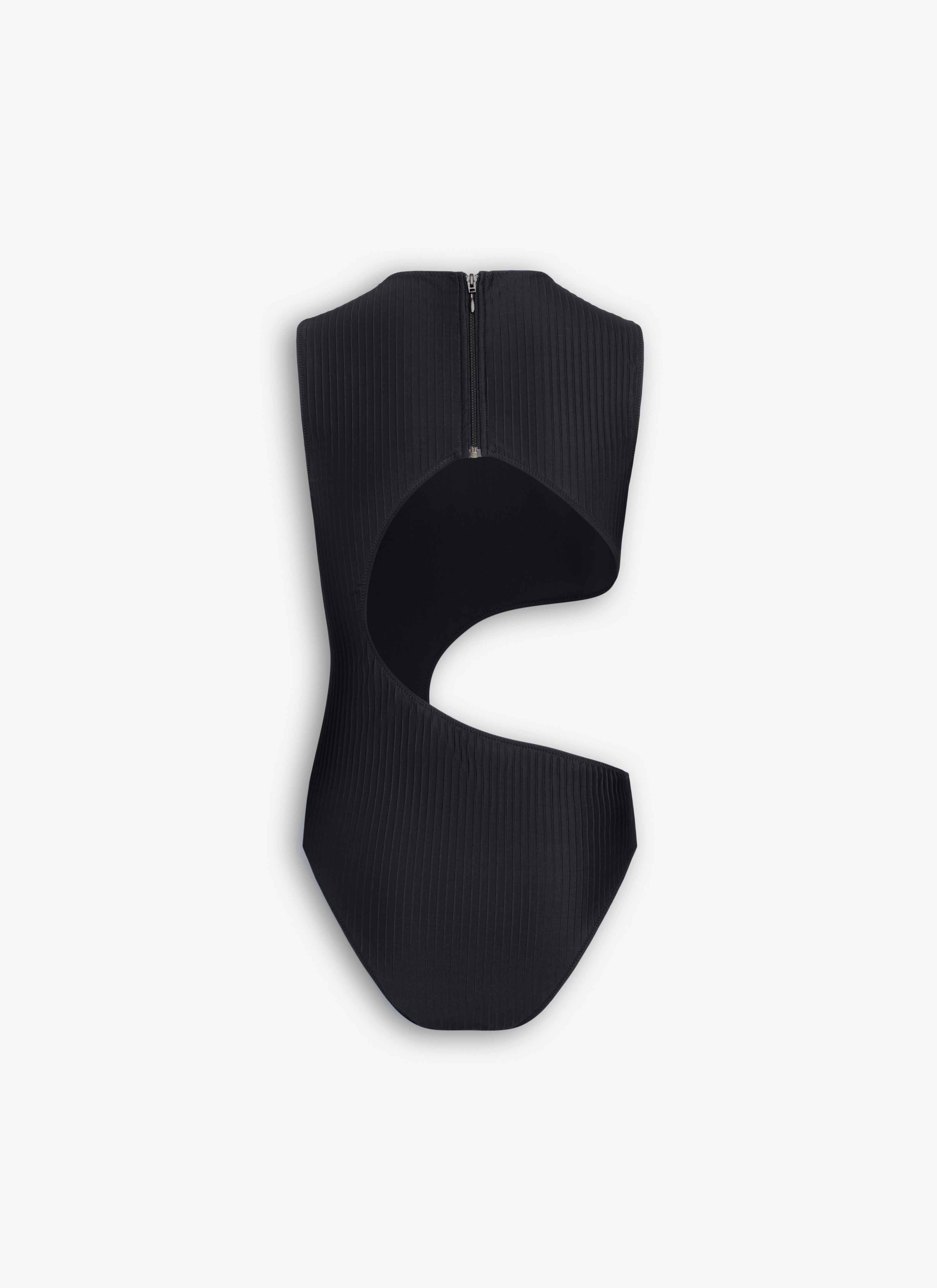 ALAÏA COSTUME DA BAGNO CUT-OUT NERO