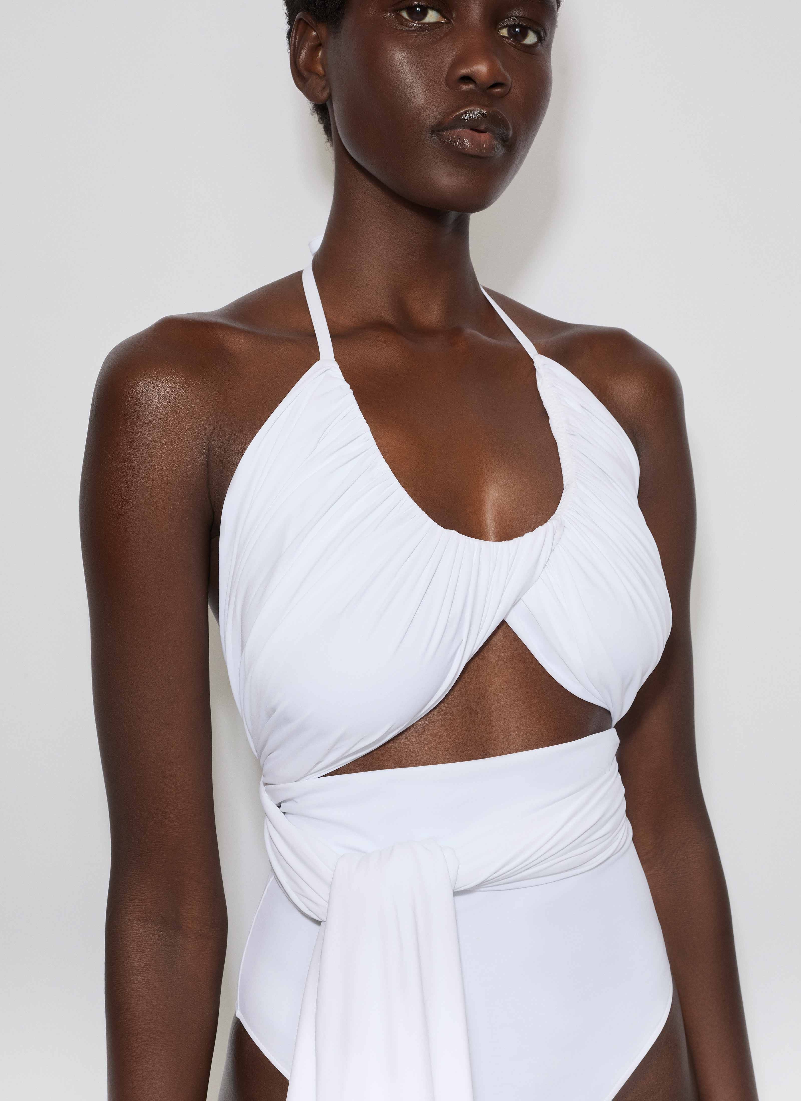 ALAÏA WEIß BADEANZUG