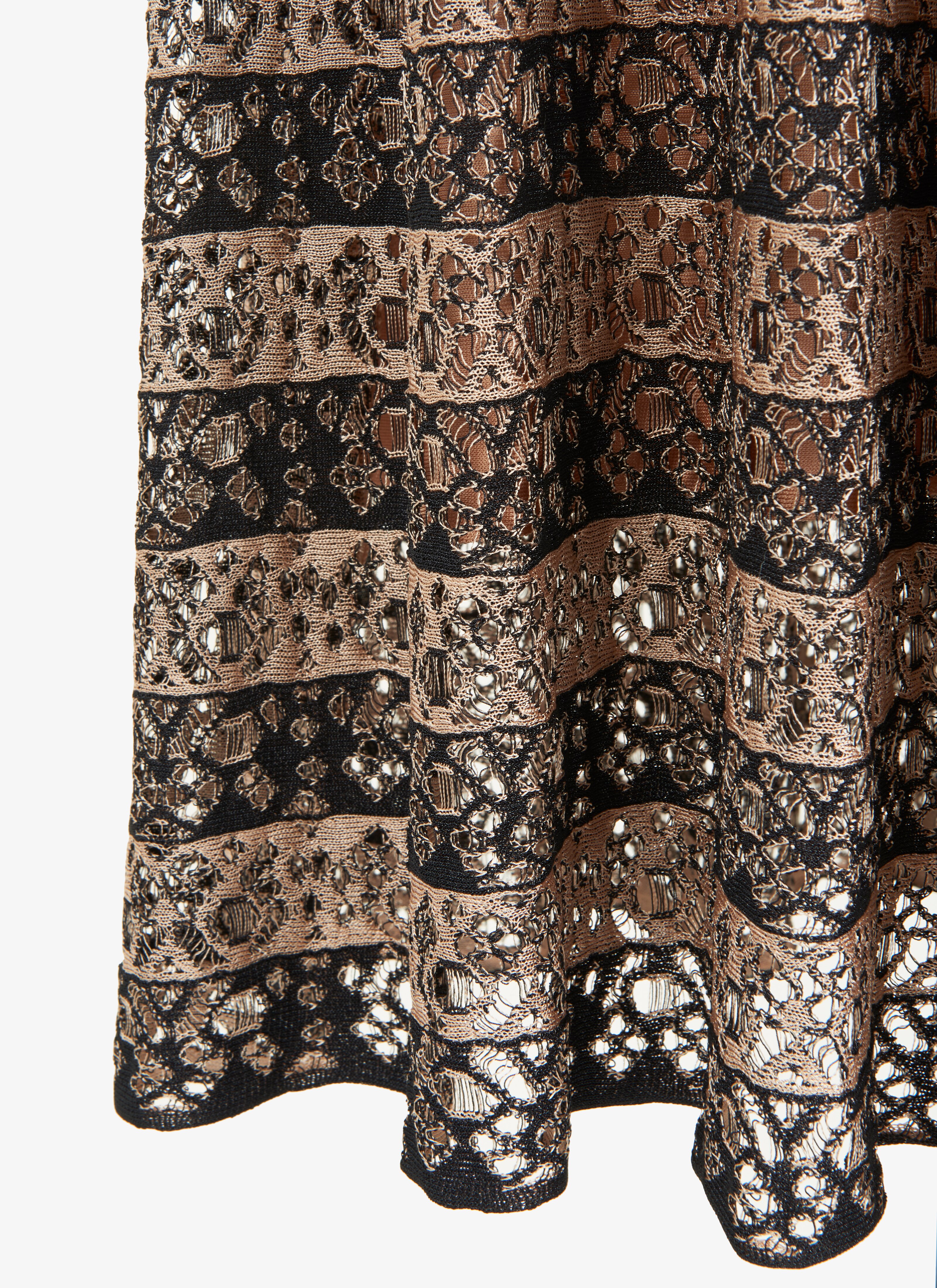 Long Flared Knitted Dress Long Flared Knitted Dress - maison-alaia.com