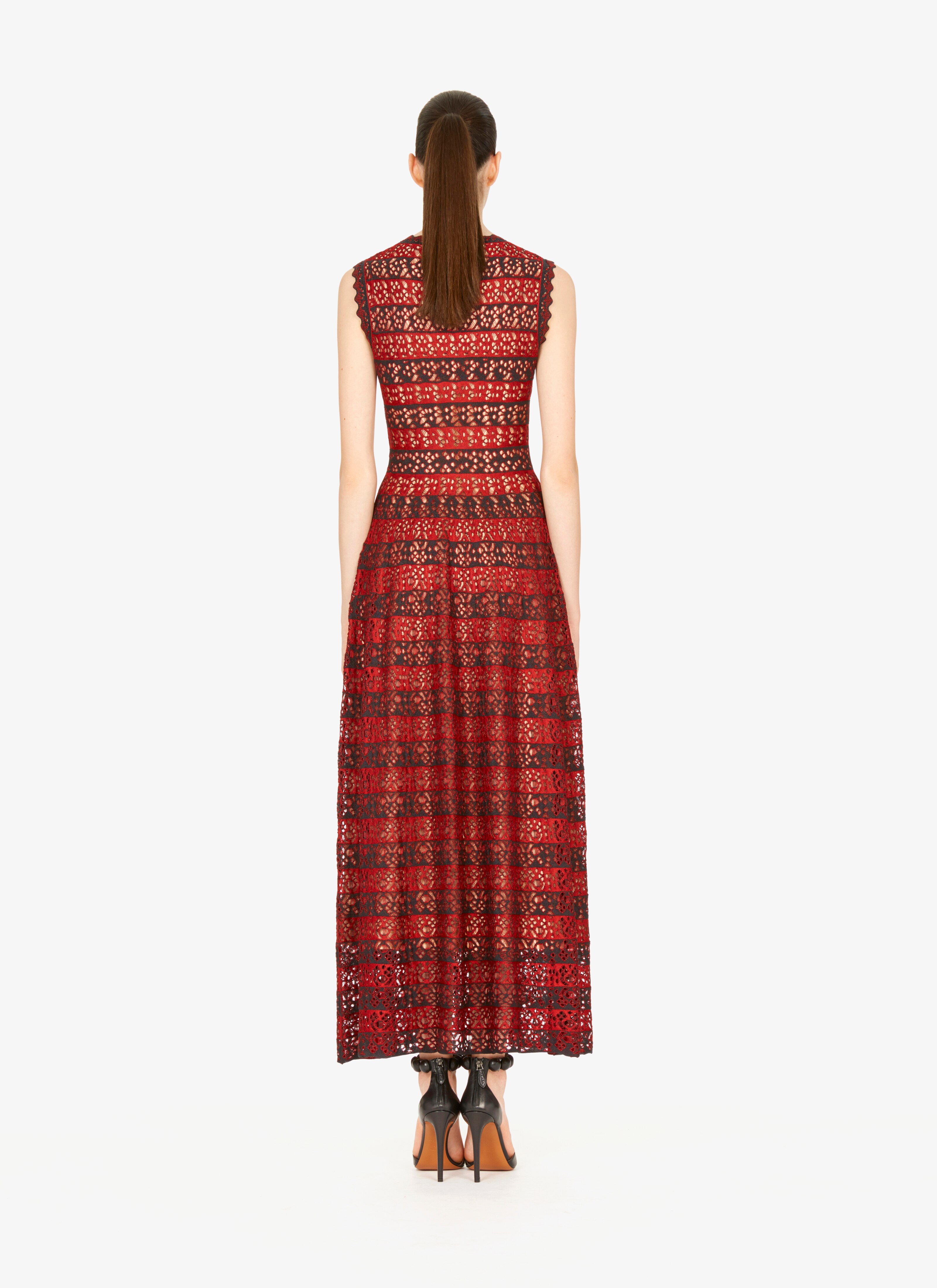 Long Flared Knitted Dress Long Flared Knitted Dress - maison-alaia.com