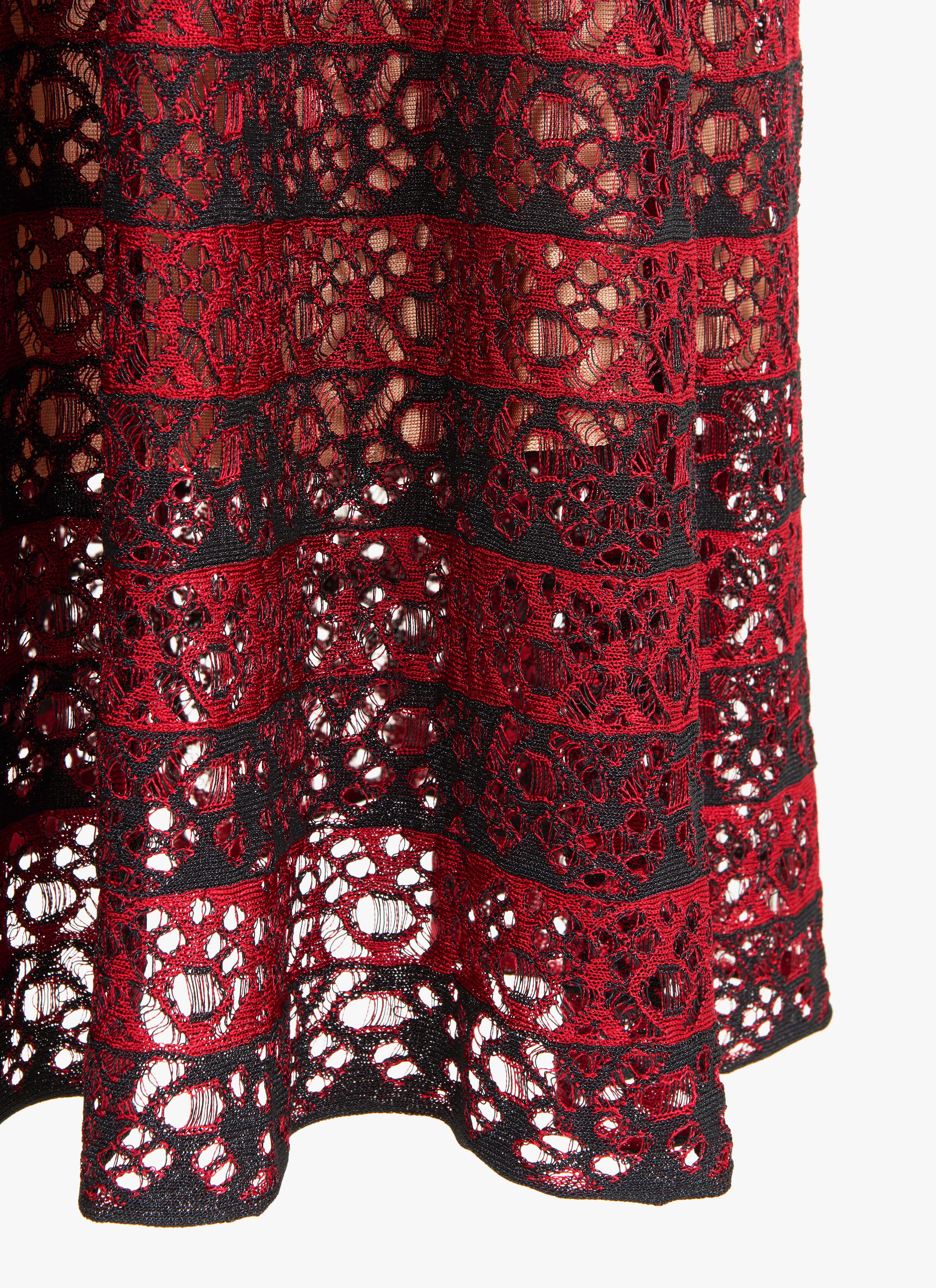 Long Flared Knitted Dress Long Flared Knitted Dress - maison-alaia.com