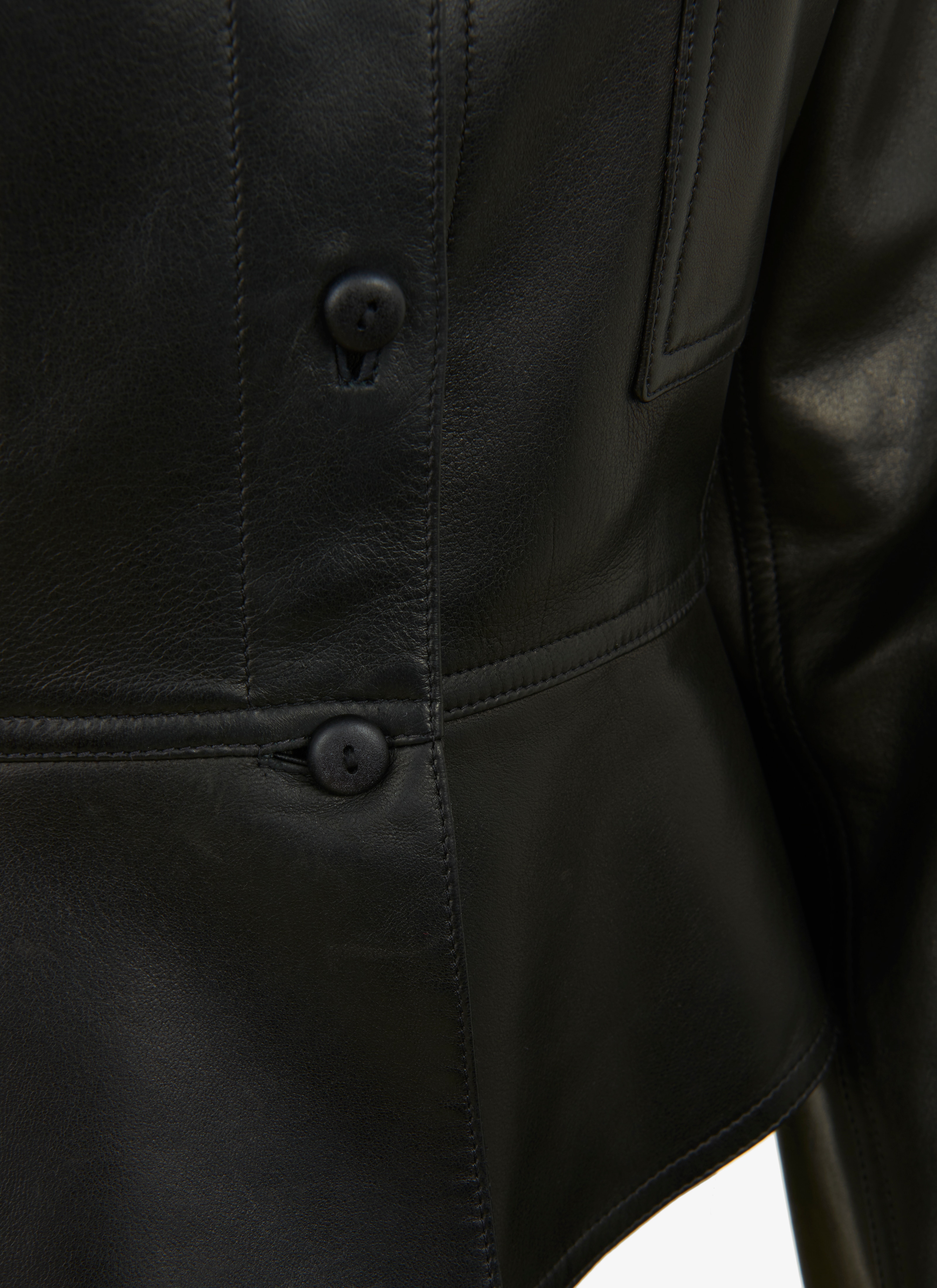 Alaïa Edition 1993 Leather Shirt Alaïa Edition 1993 Leather Shirt - maison-alaia.com