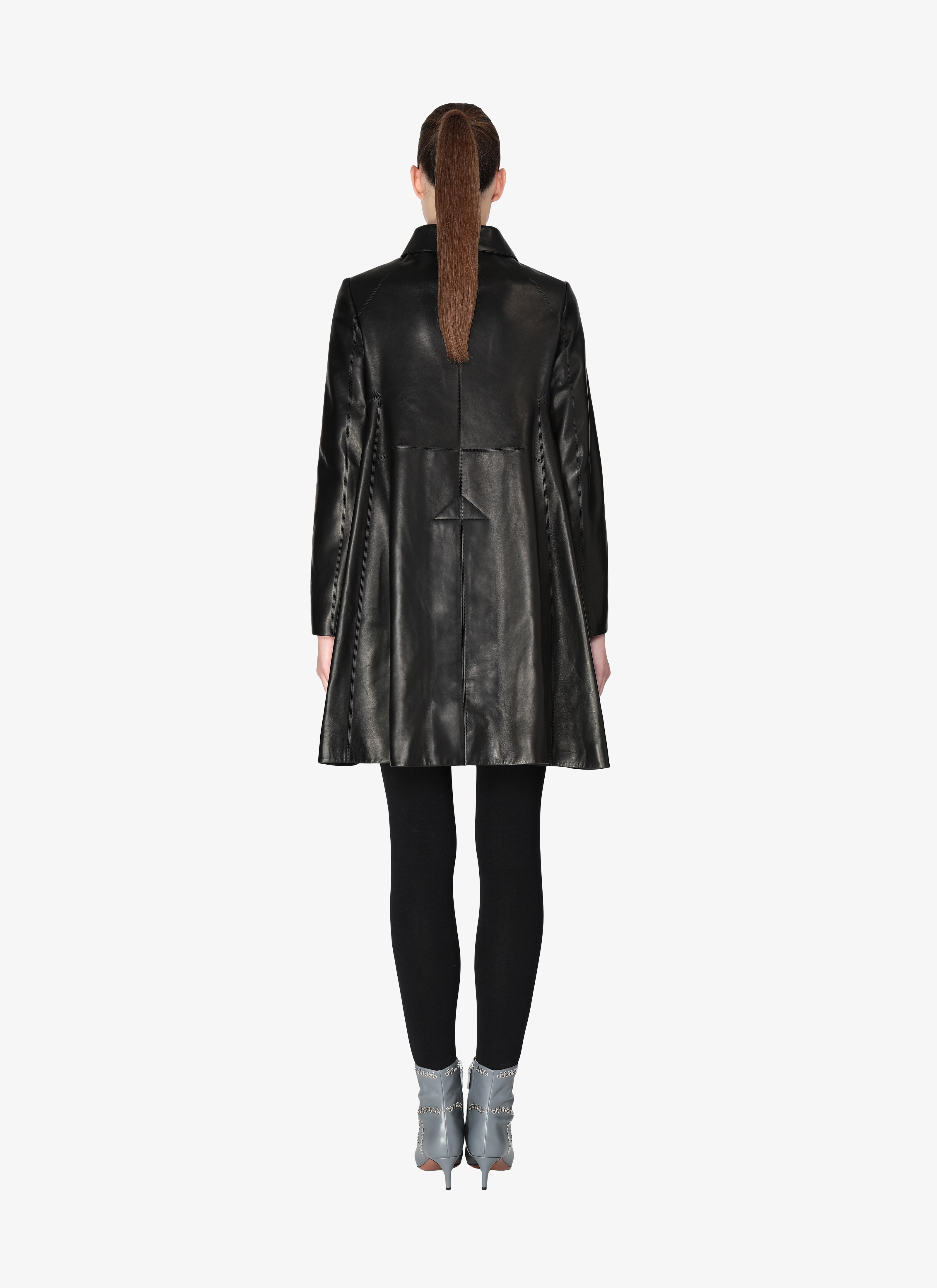 Leather Coat Leather Coat - maison-alaia.com