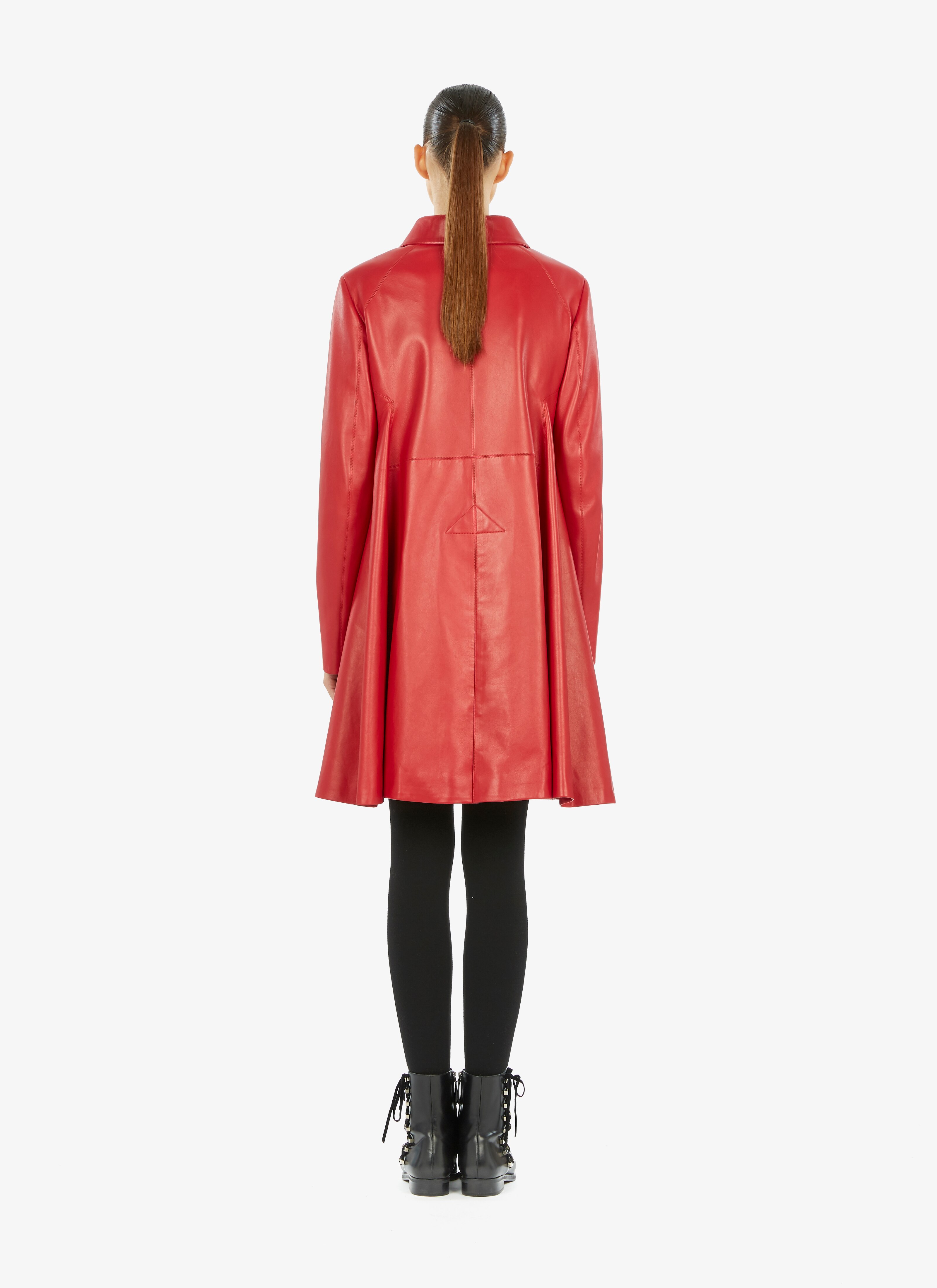 Leather Coat Leather Coat - maison-alaia.com